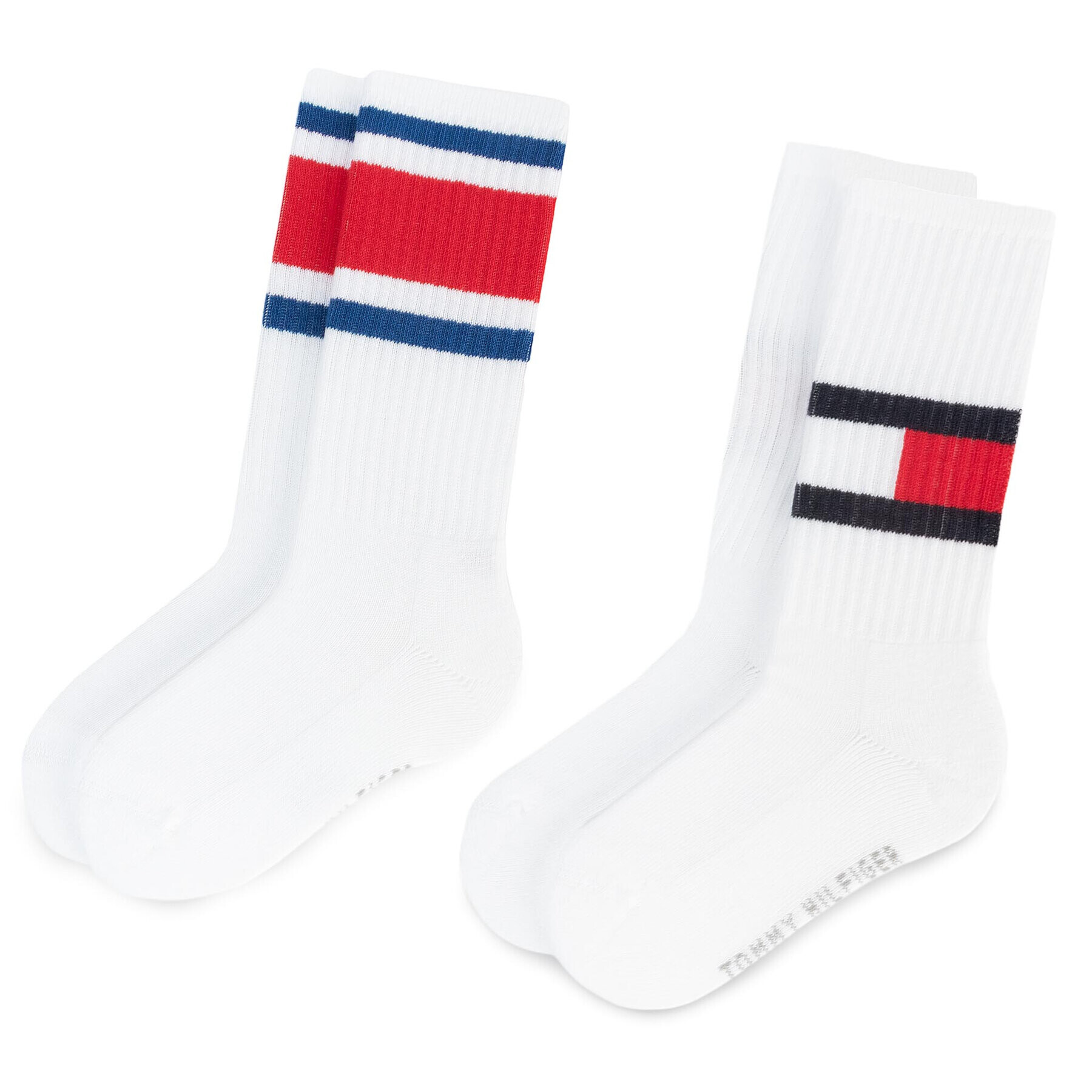 Tommy Hilfiger 2 pár hosszú szárú unisex zokni 394020001 Fehér - Pepit.hu