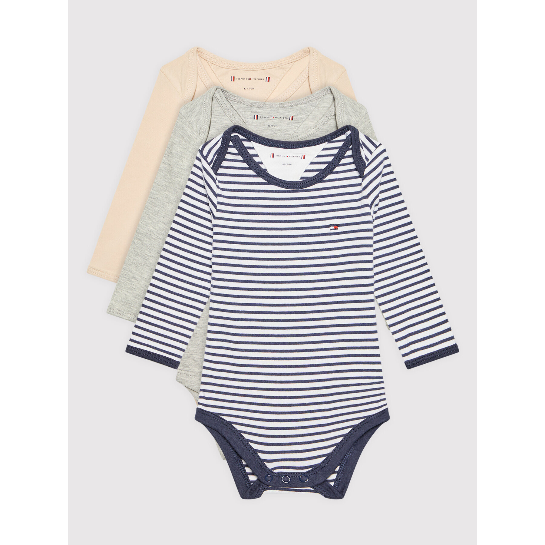 Tommy Hilfiger 3 db-os gyermek body szett Baby Giftpack KN0KN01374 Színes - Pepit.hu