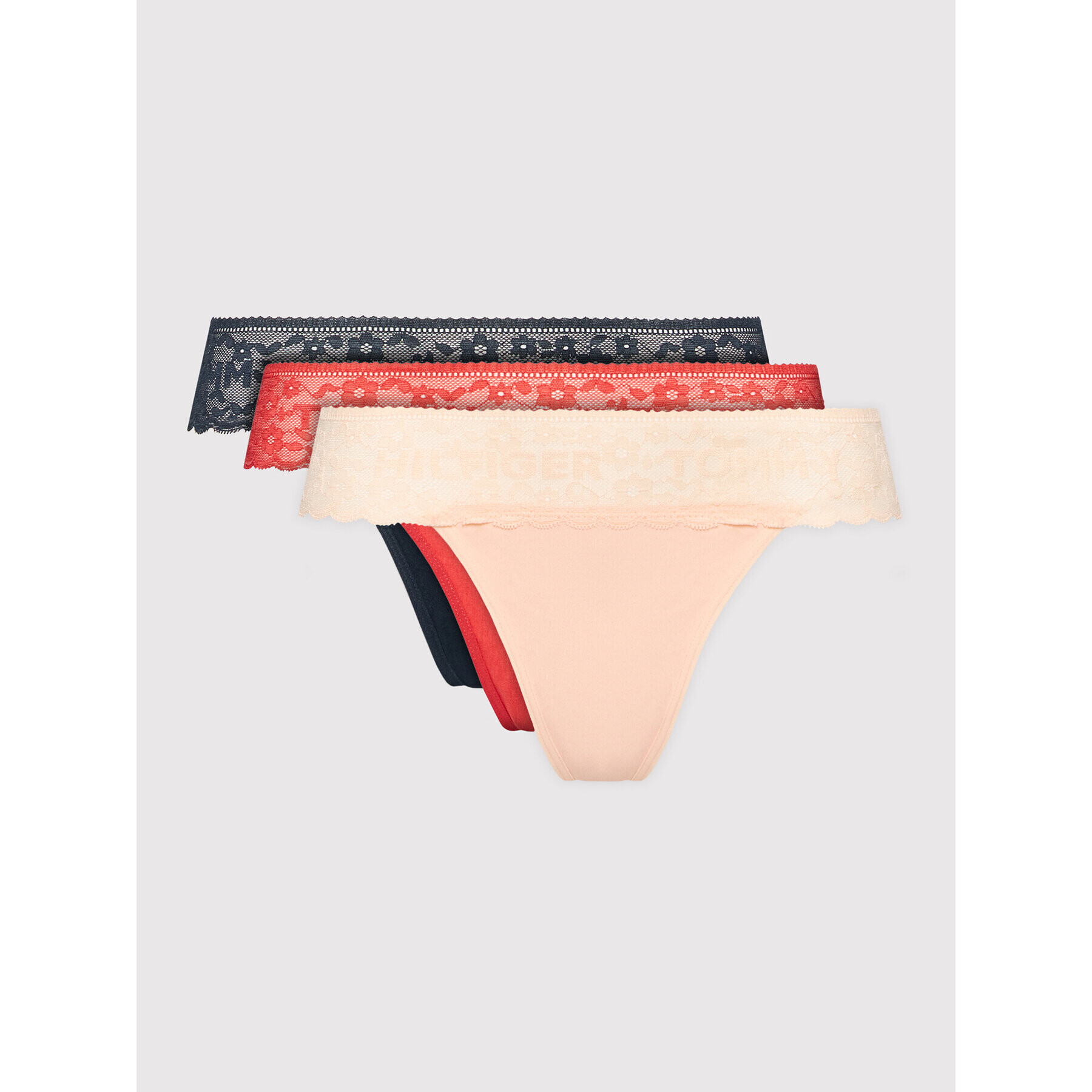 Tommy Hilfiger 3 db tanga UW0UW02036 Színes - Pepit.hu