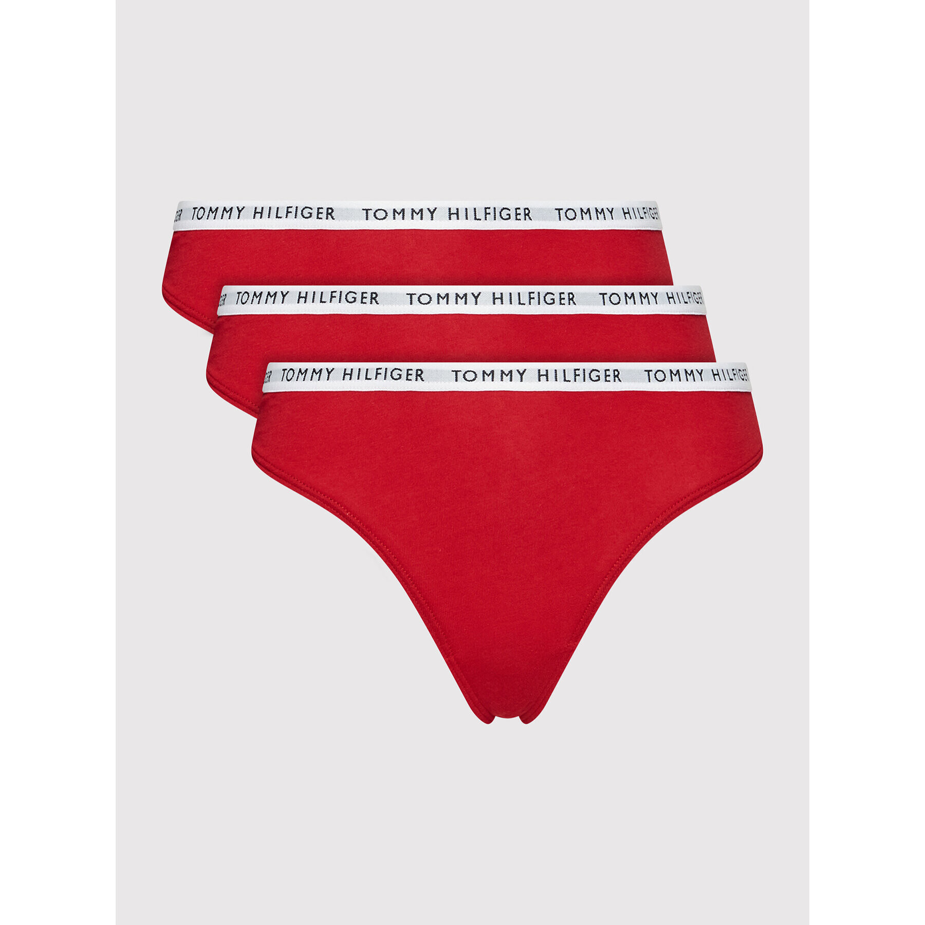 Tommy Hilfiger 3 db tanga UW0UW02829 Piros - Pepit.hu