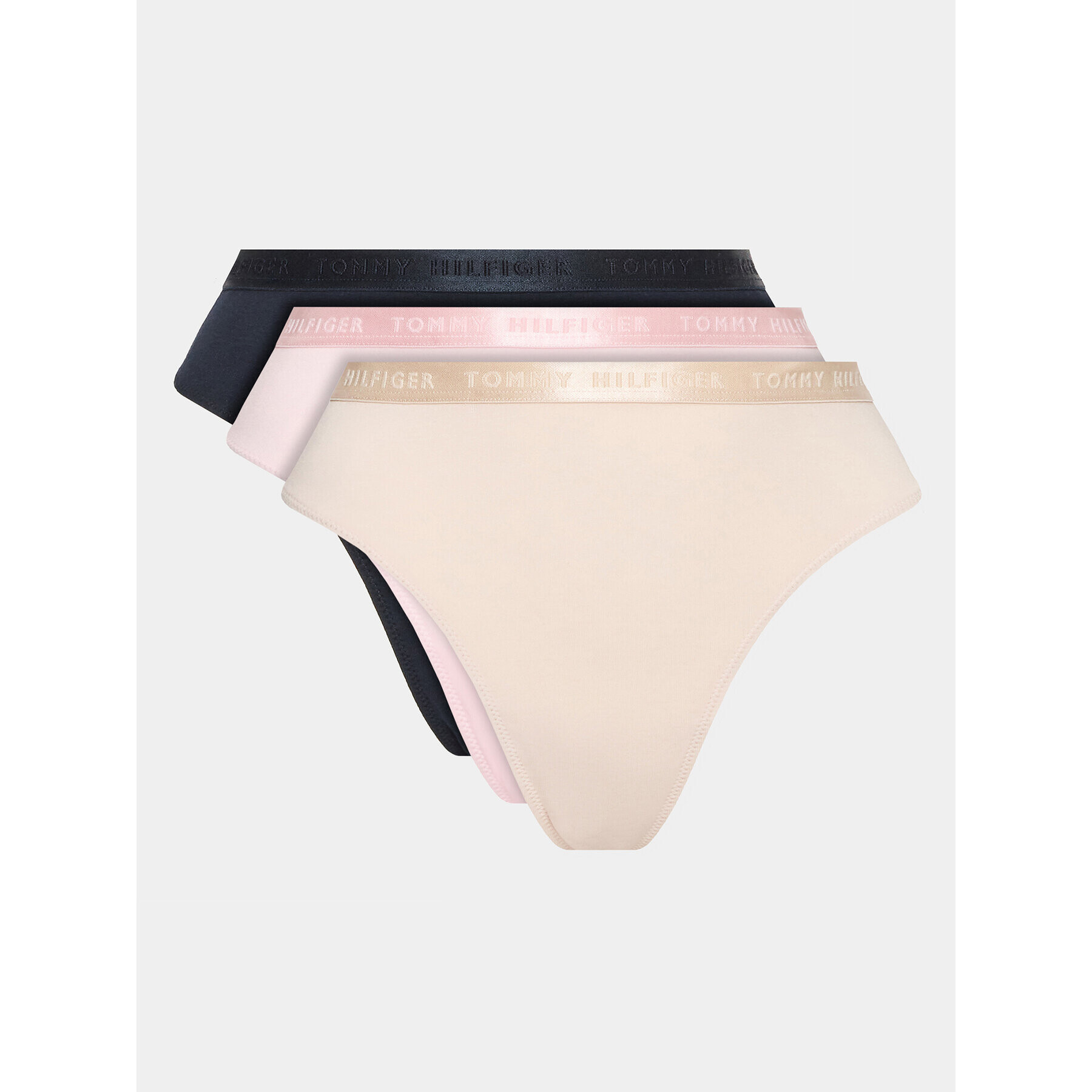 Tommy Hilfiger 3 db tanga UW0UW04480 Színes - Pepit.hu