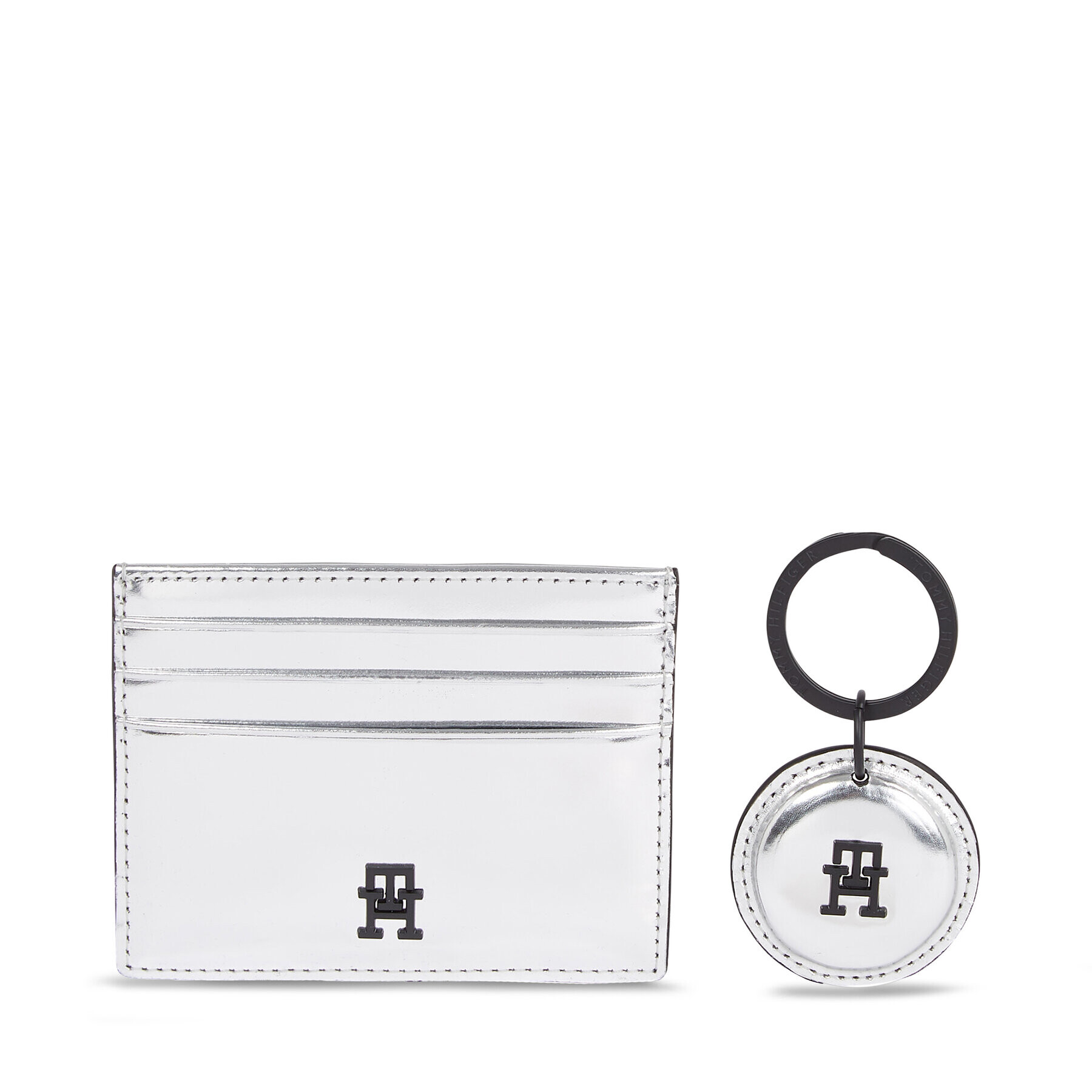 Tommy Hilfiger Ajándékszett Imd Cc Holder And Key Fob AM0AM11633PE6 Szürke - Pepit.hu