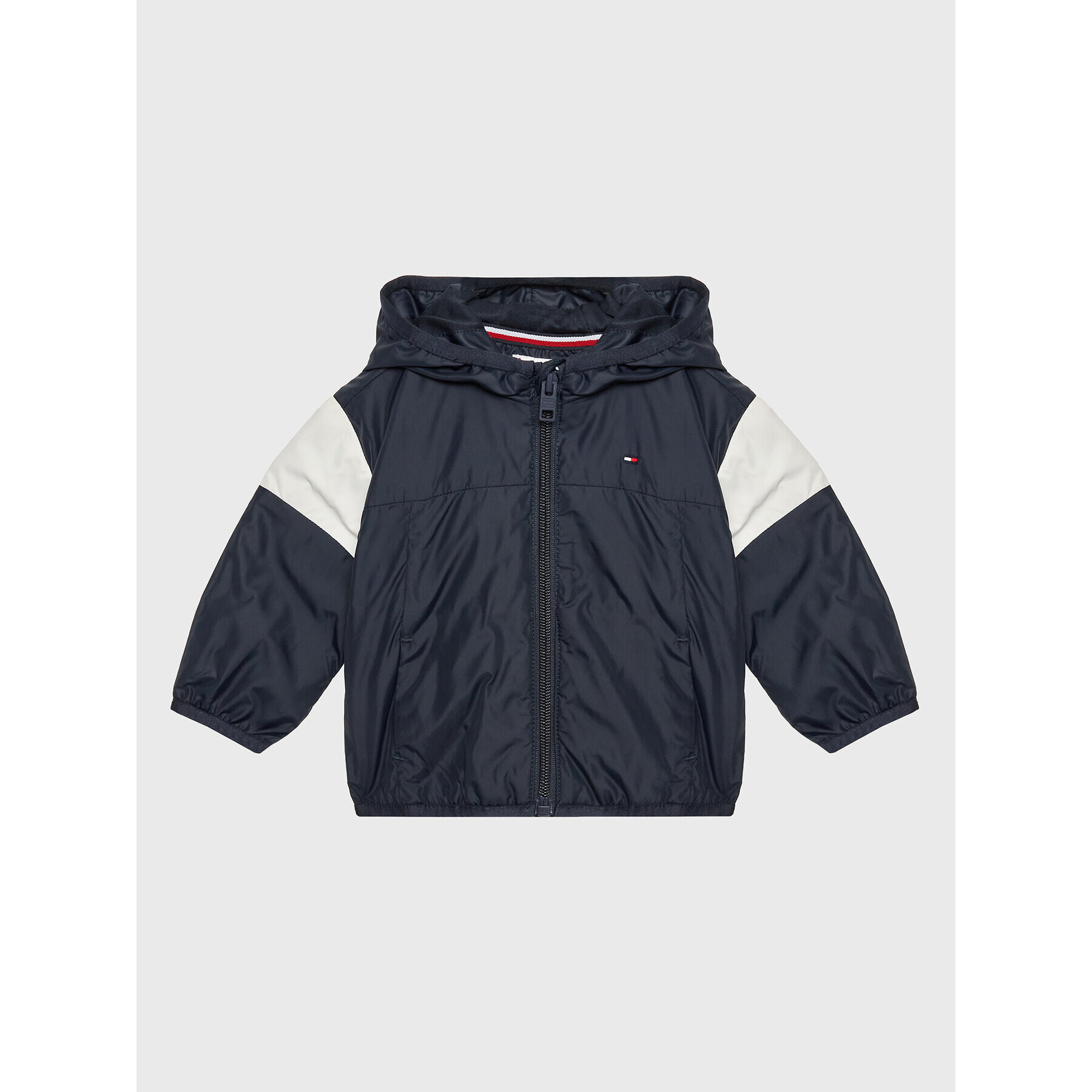 Tommy Hilfiger Átmeneti kabát Baby Colorblock KN0KN01577 Sötétkék Regular Fit - Pepit.hu