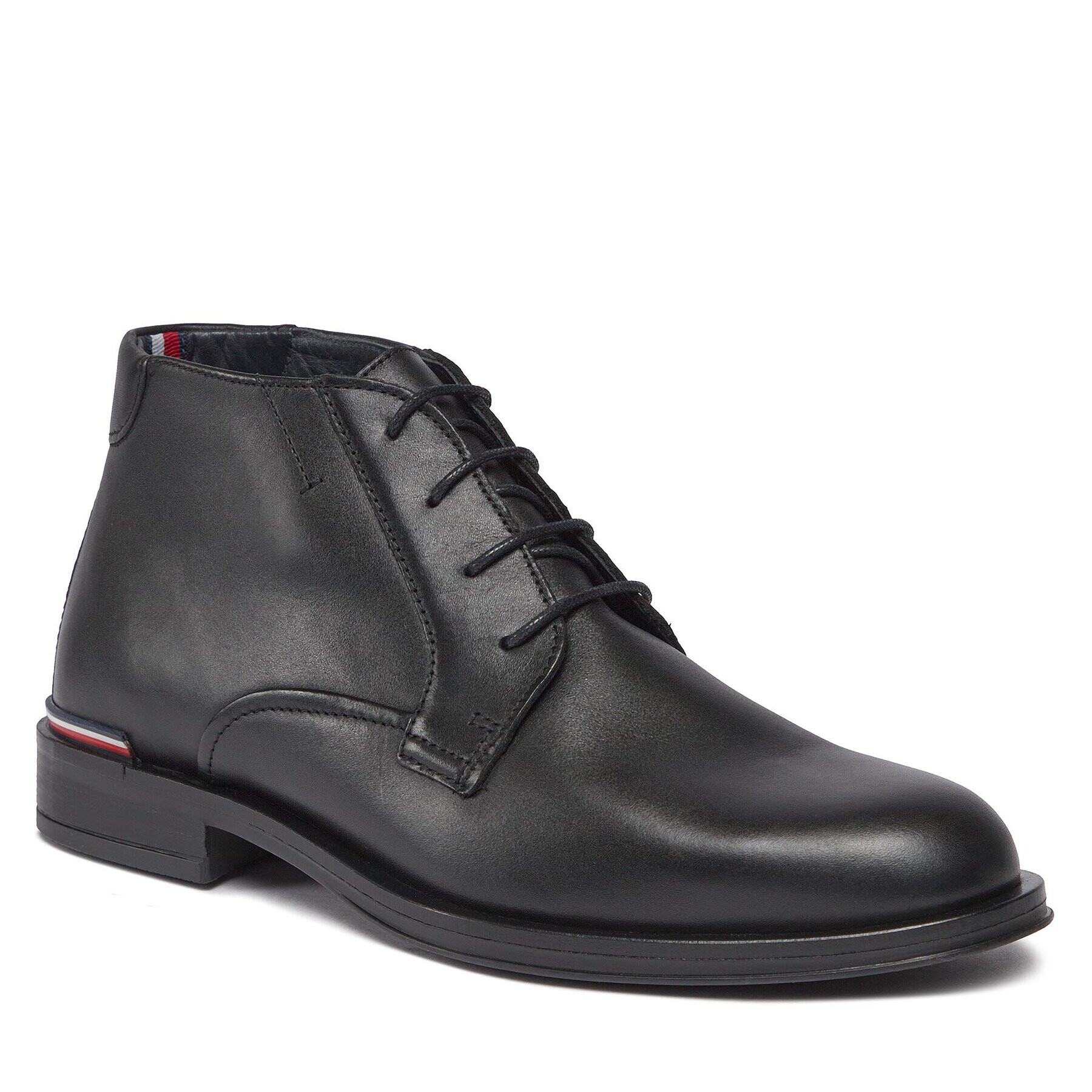 Tommy Hilfiger Bakancs Core Rwb Hilfiger Lth L Boot FM0FM04804 Fekete - Pepit.hu