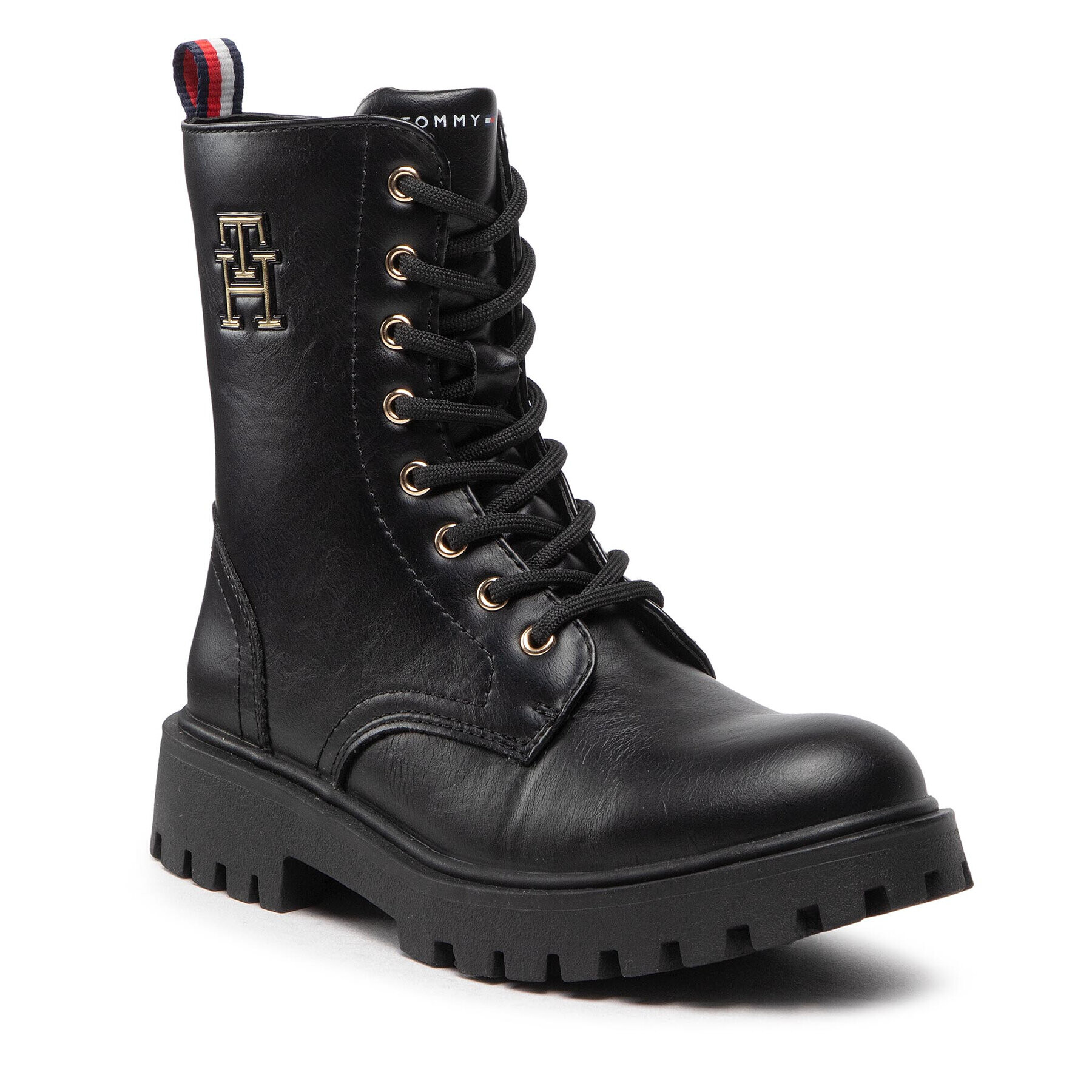 Tommy Hilfiger Bakancs Lace Up Bootie T3A5-32392-1355 M Fekete - Pepit.hu