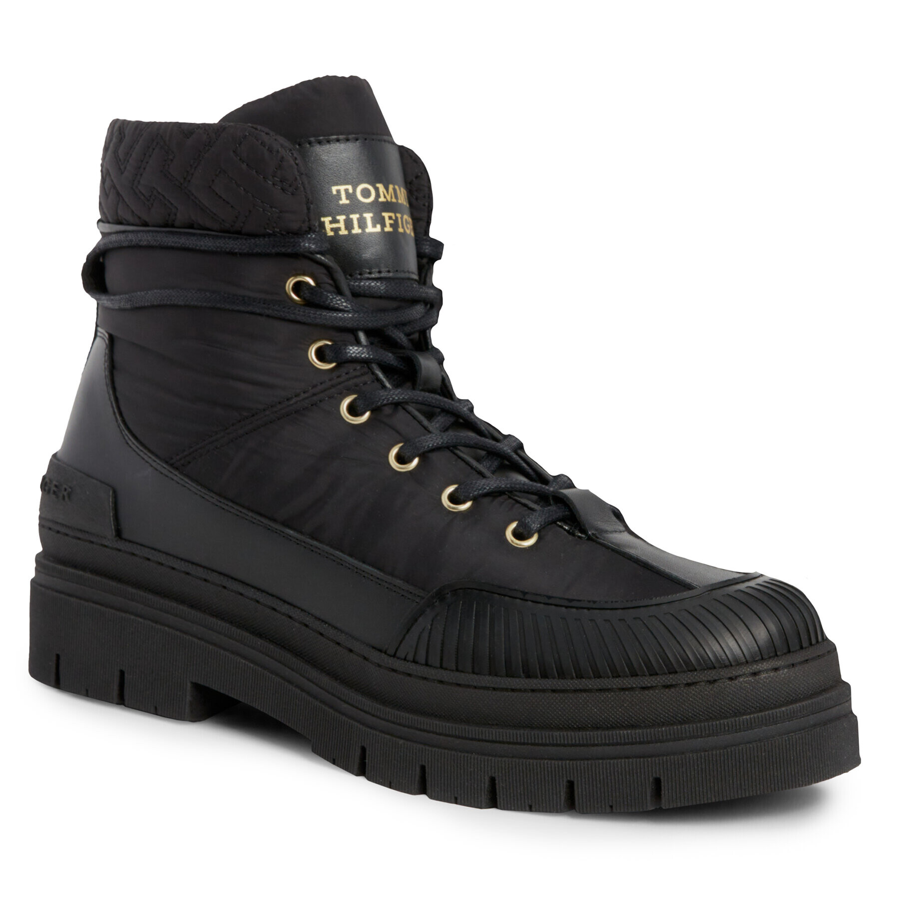 Tommy Hilfiger Bakancs Th Monogram Outdoor Boot FW0FW07502 Fekete - Pepit.hu