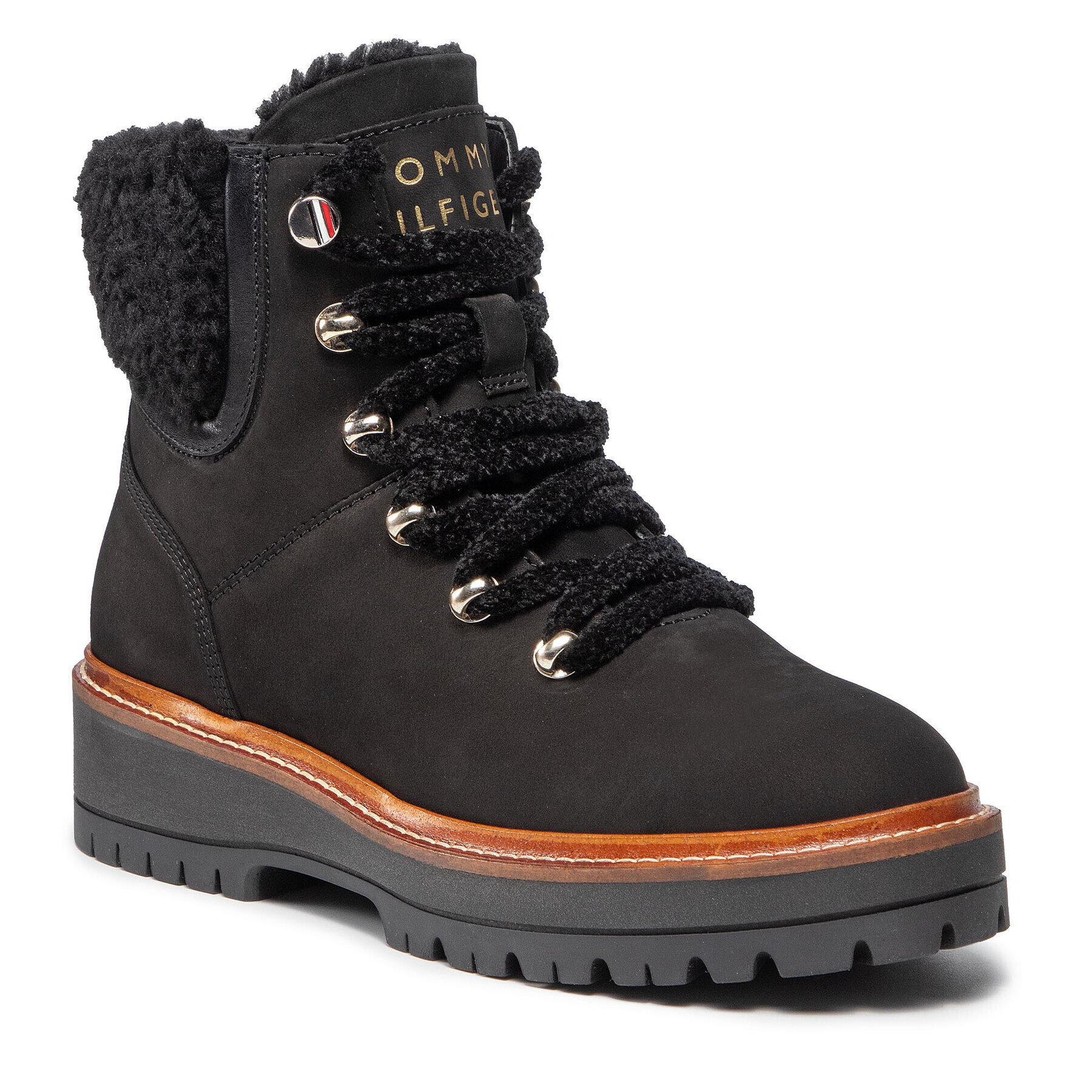 Tommy Hilfiger Bakancs Th Outdoor Flat Boot FW0FW05944 Fekete - Pepit.hu