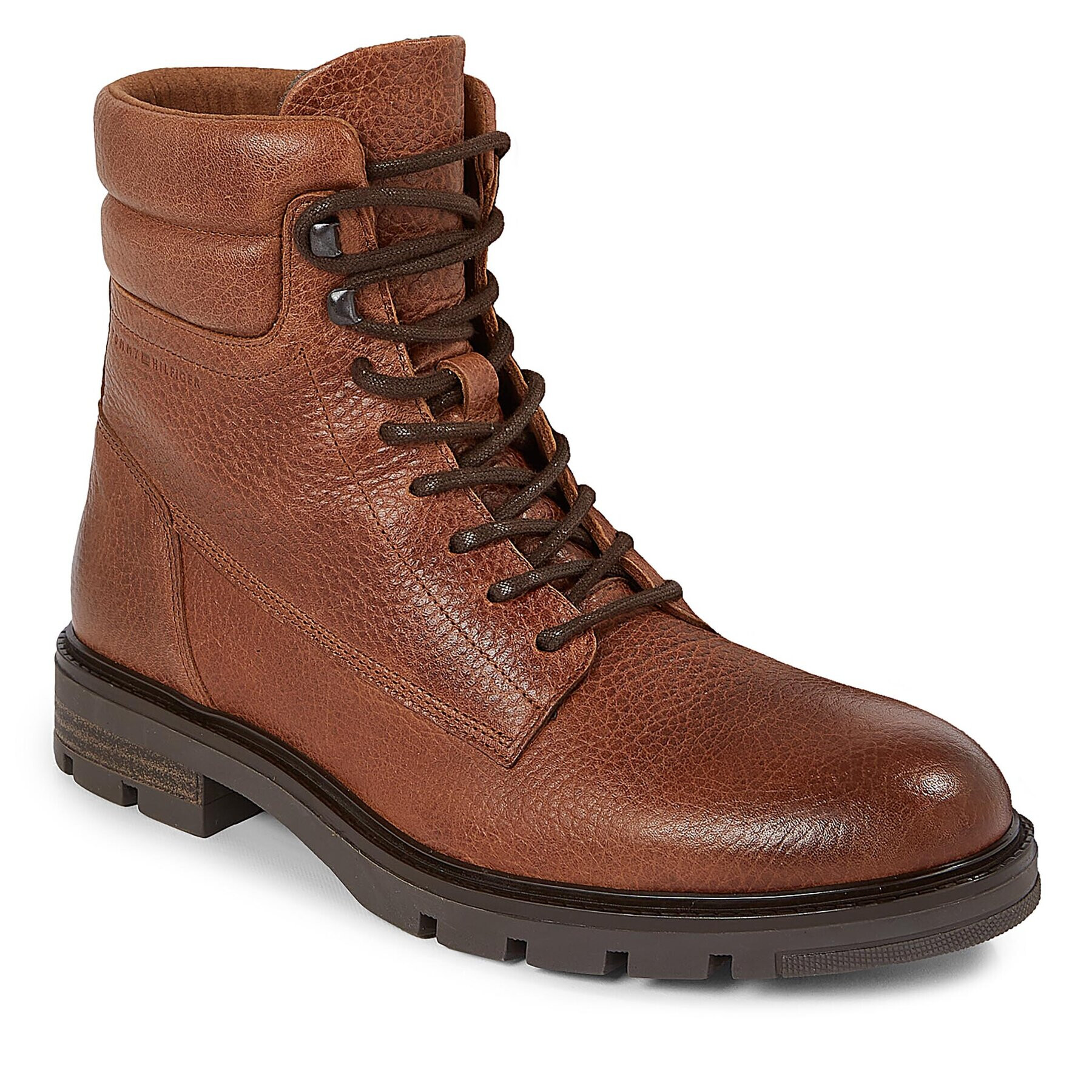 Tommy Hilfiger Bakancs Warm Padded Hilfiger Lth Boot FM0FM04802 Barna - Pepit.hu