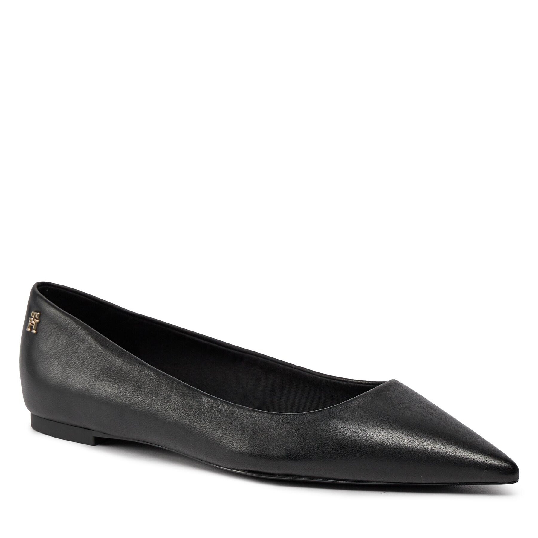 Tommy Hilfiger Balerina Essential Pointed Ballerina FW0FW07863 Fekete - Pepit.hu