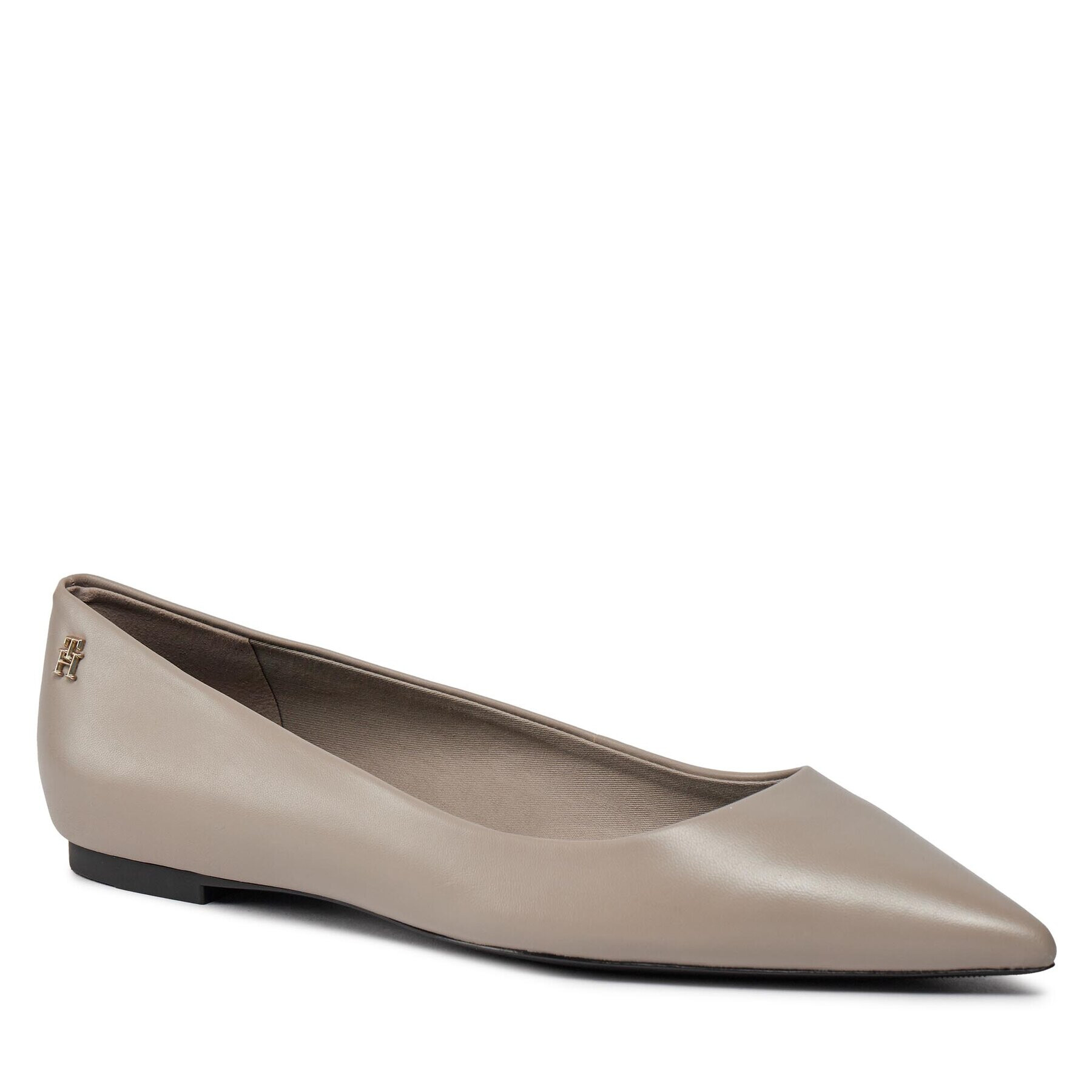 Tommy Hilfiger Balerina Essential Pointed Ballerina FW0FW07863 Szürke - Pepit.hu