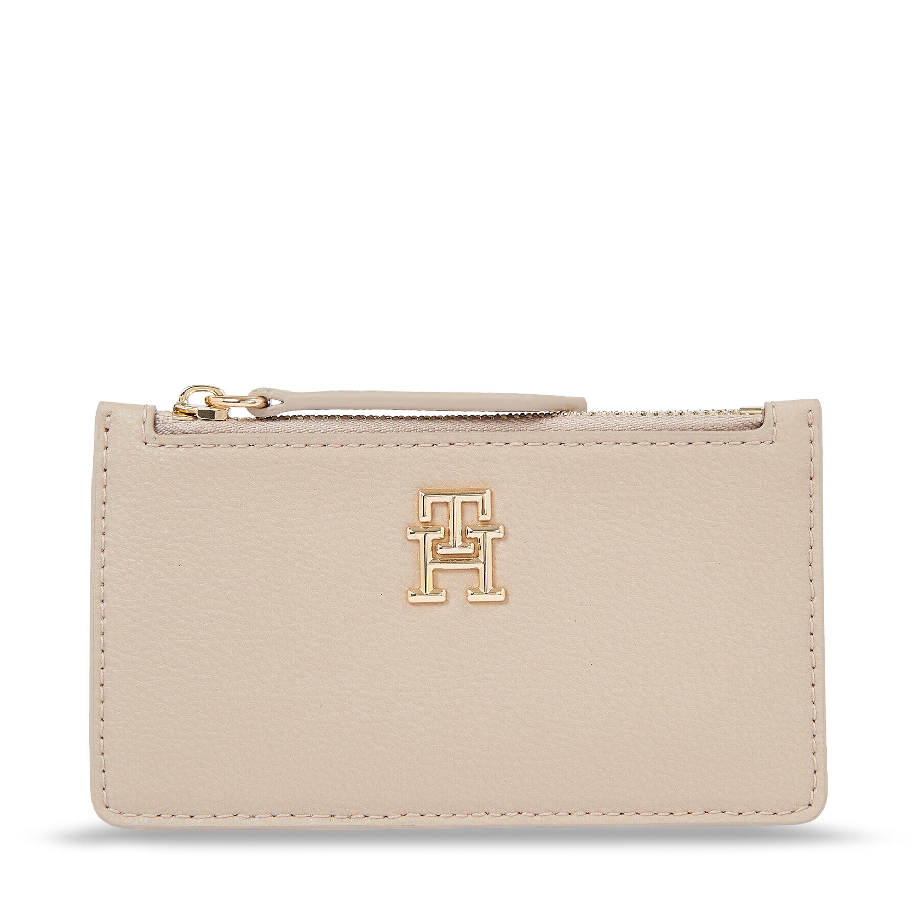 Tommy Hilfiger Bankkártya tartó Hilfiger Staple Cc Holder Zip AW0AW15267 Bézs - Pepit.hu