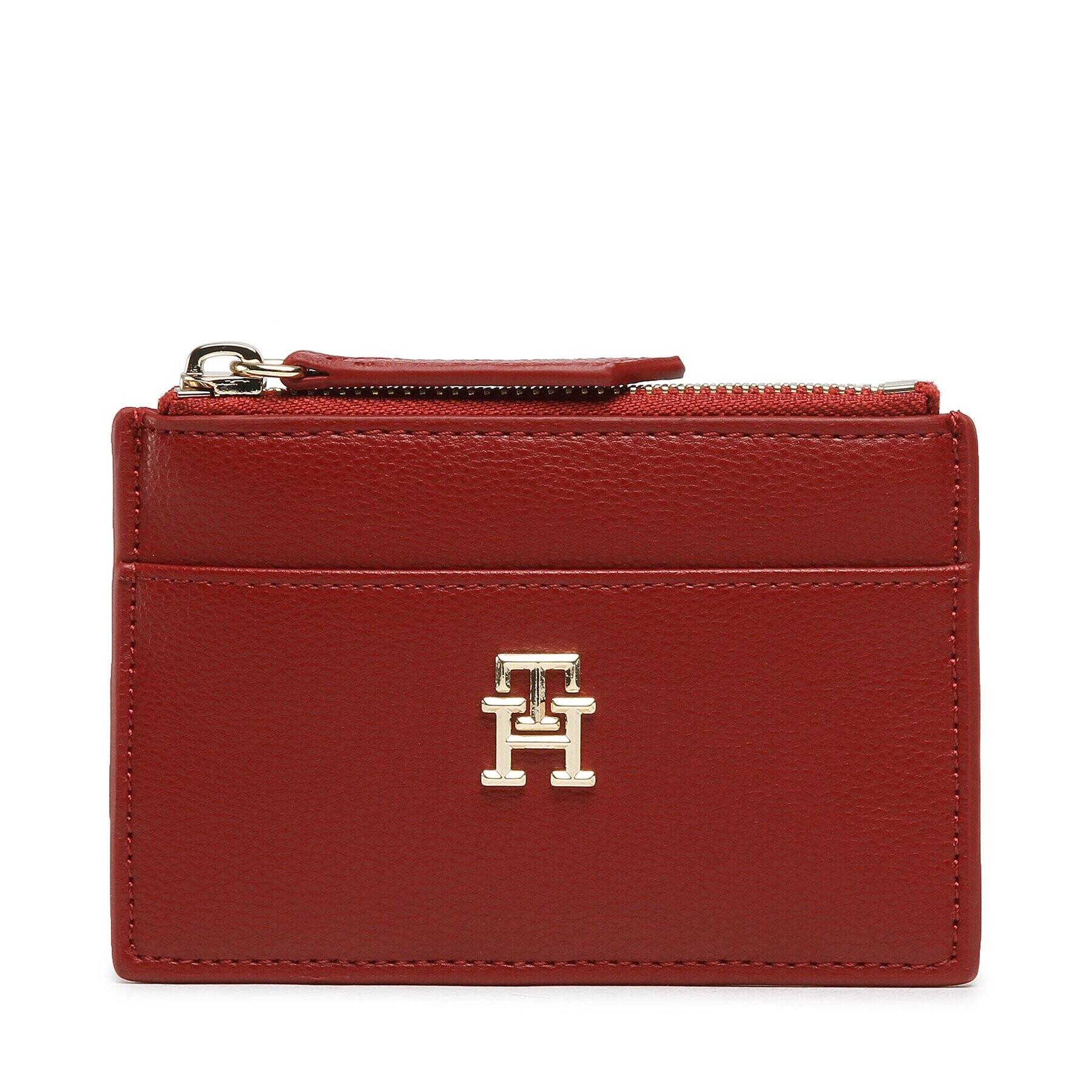 Tommy Hilfiger Bankkártya tartó Tommy Life Long Cc With Zip AW0AW14226 Piros - Pepit.hu