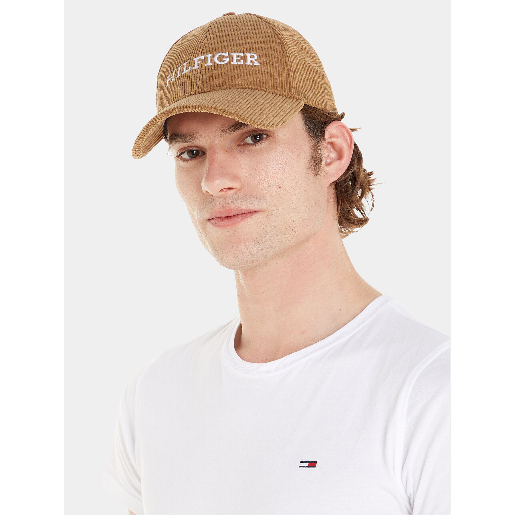 Tommy Hilfiger Baseball sapka Monotype Cordoroy Cap AM0AM11990 Bézs - Pepit.hu