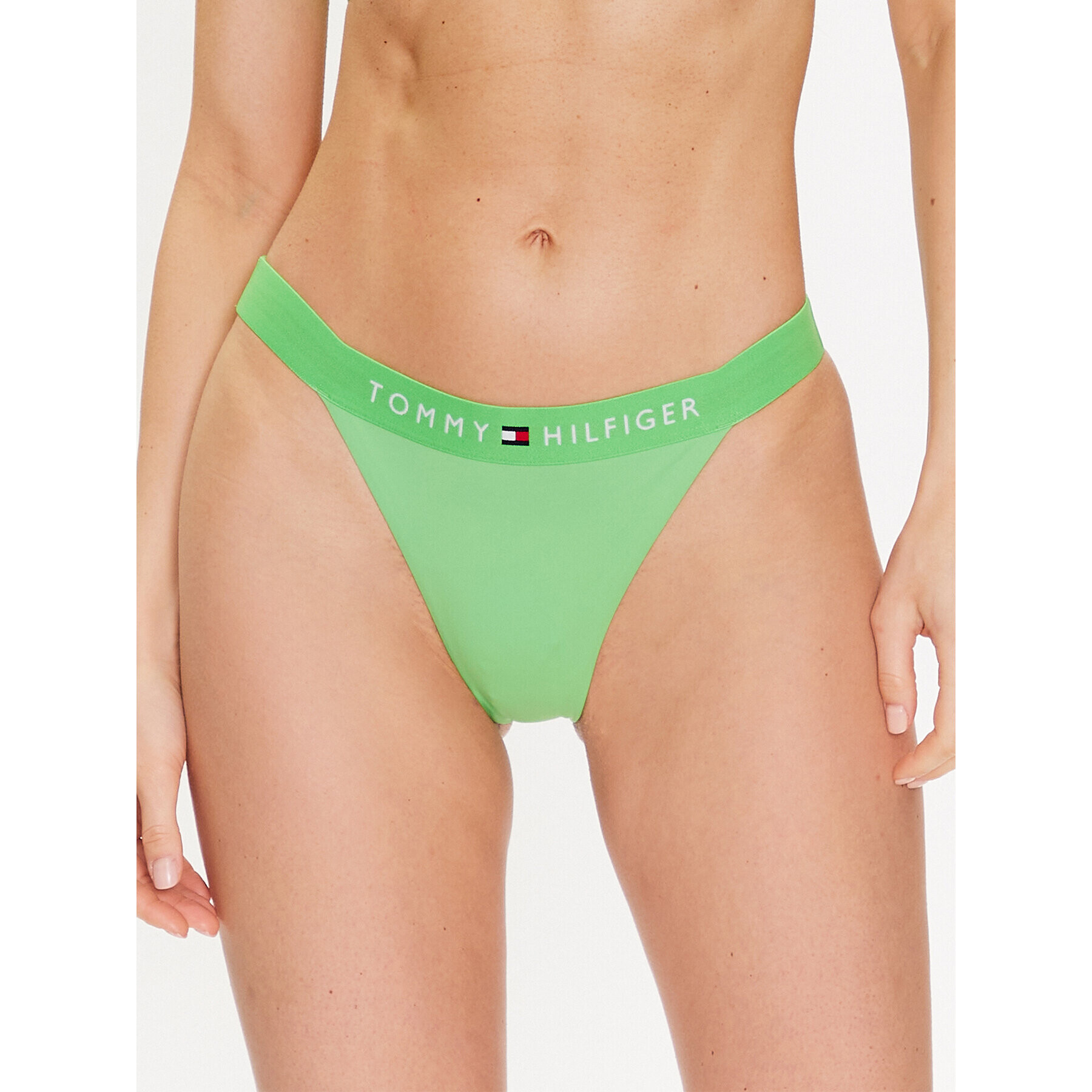 Tommy Hilfiger Bikini alsó UW0UW04135 Zöld - Pepit.hu