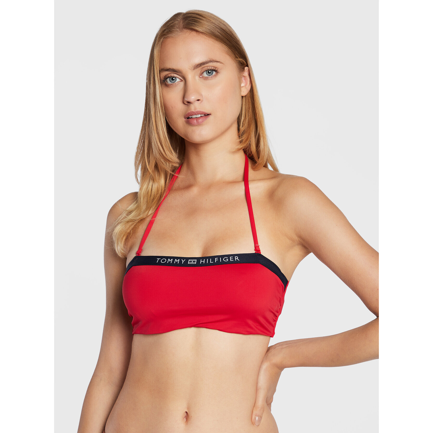 Tommy Hilfiger Bikini felső UW0UW03352 Piros - Pepit.hu