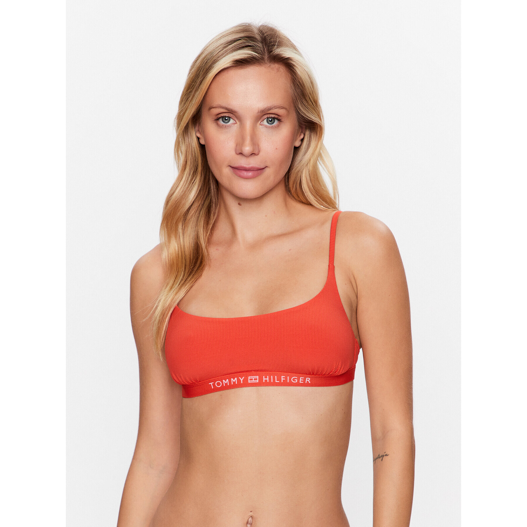 Tommy Hilfiger Bikini felső UW0UW04533 Narancssárga - Pepit.hu