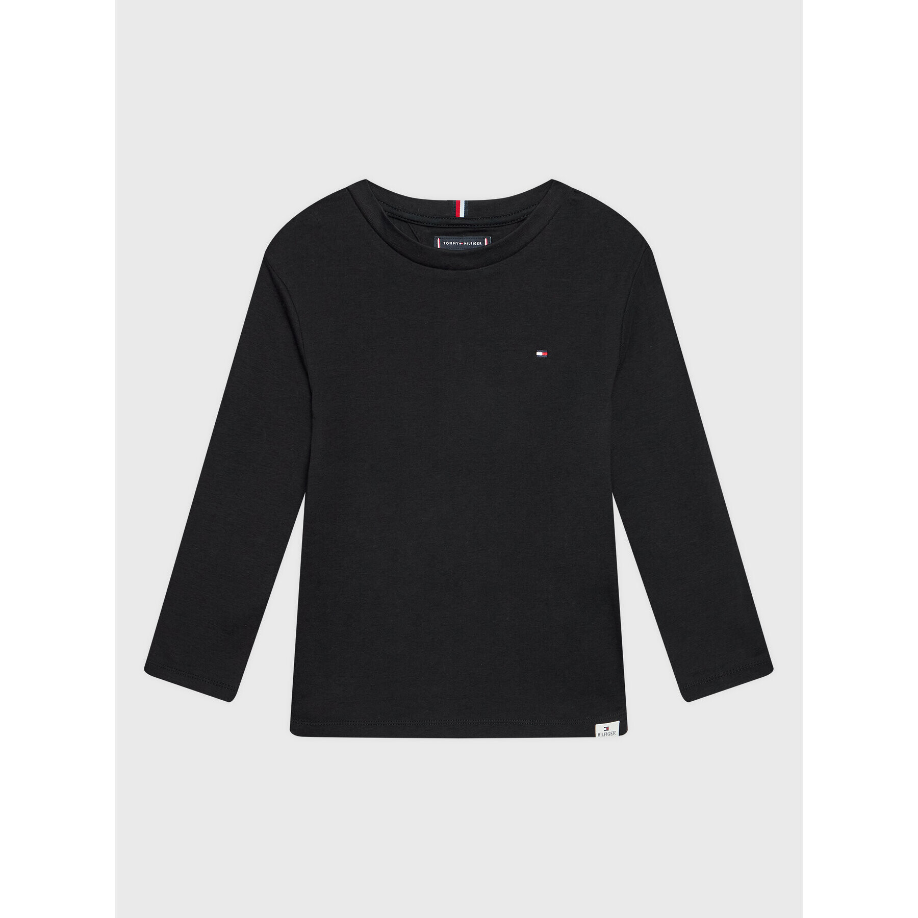 Tommy Hilfiger Blúz Essential KB0KB07803 D Fekete Regular Fit - Pepit.hu