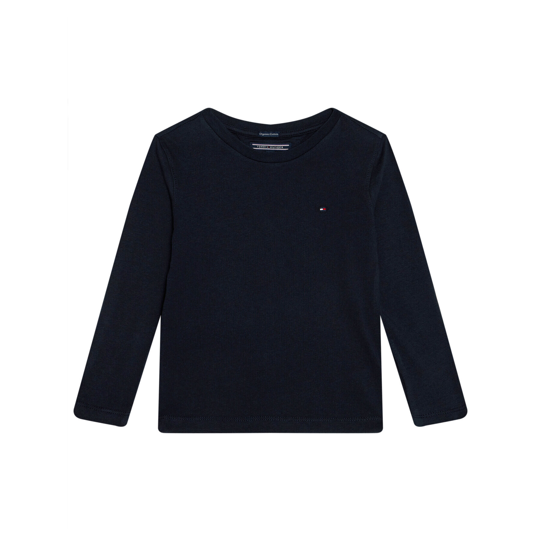 Tommy Hilfiger Blúz KB0KB04141 S Sötétkék Long Sleeve - Pepit.hu