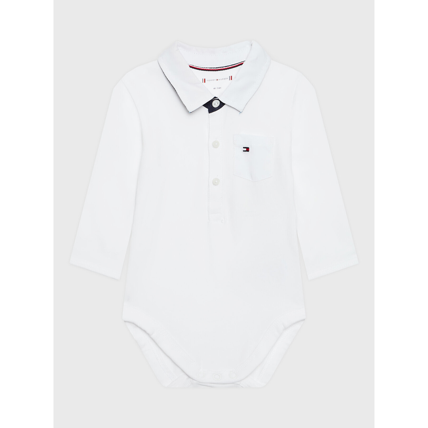 Tommy Hilfiger Body Poplin Collar KN0KN01183 Fehér Regular Fit - Pepit.hu