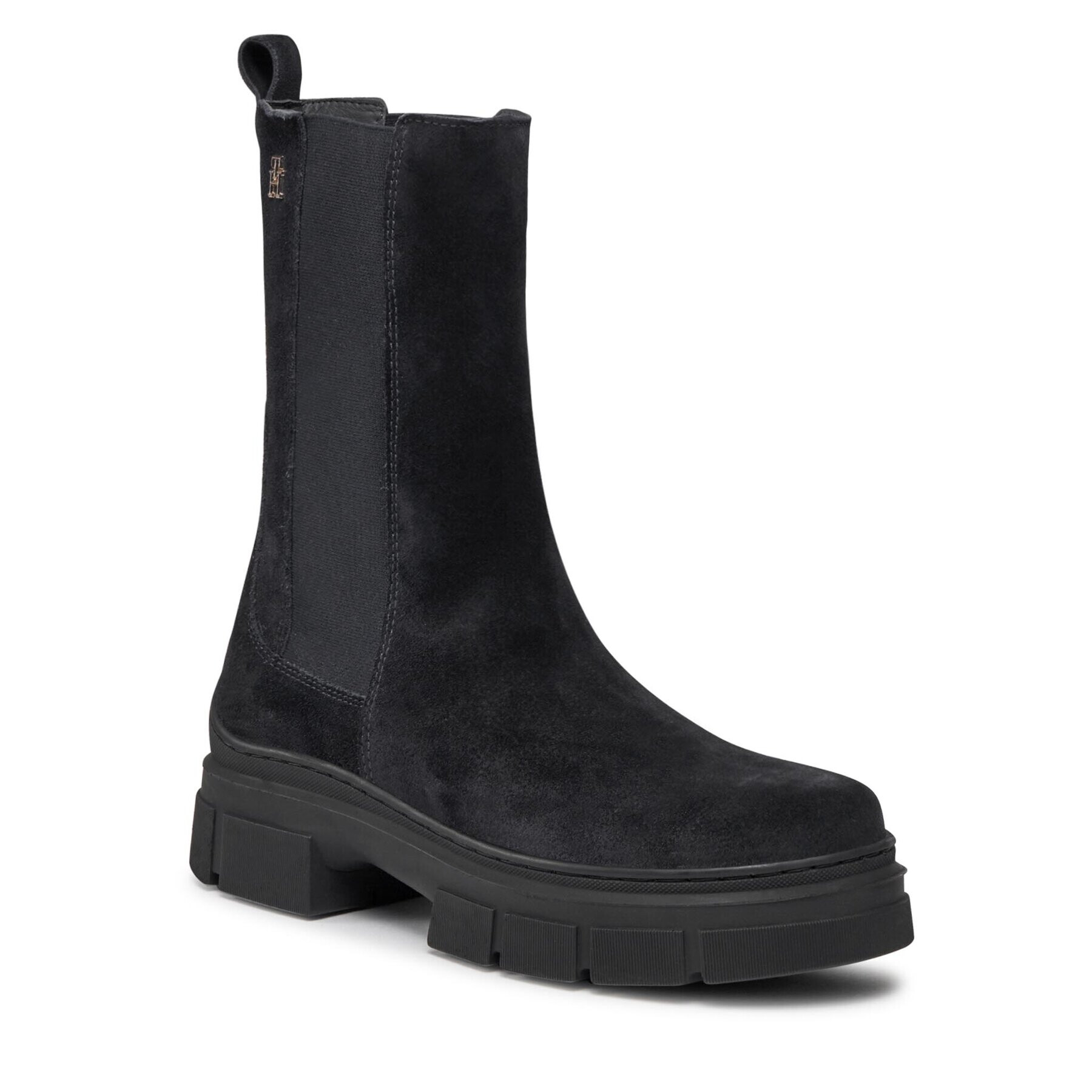 Tommy Hilfiger Bokacsizma Essential Suede Chelsea Boot FW0FW07489 Kék - Pepit.hu