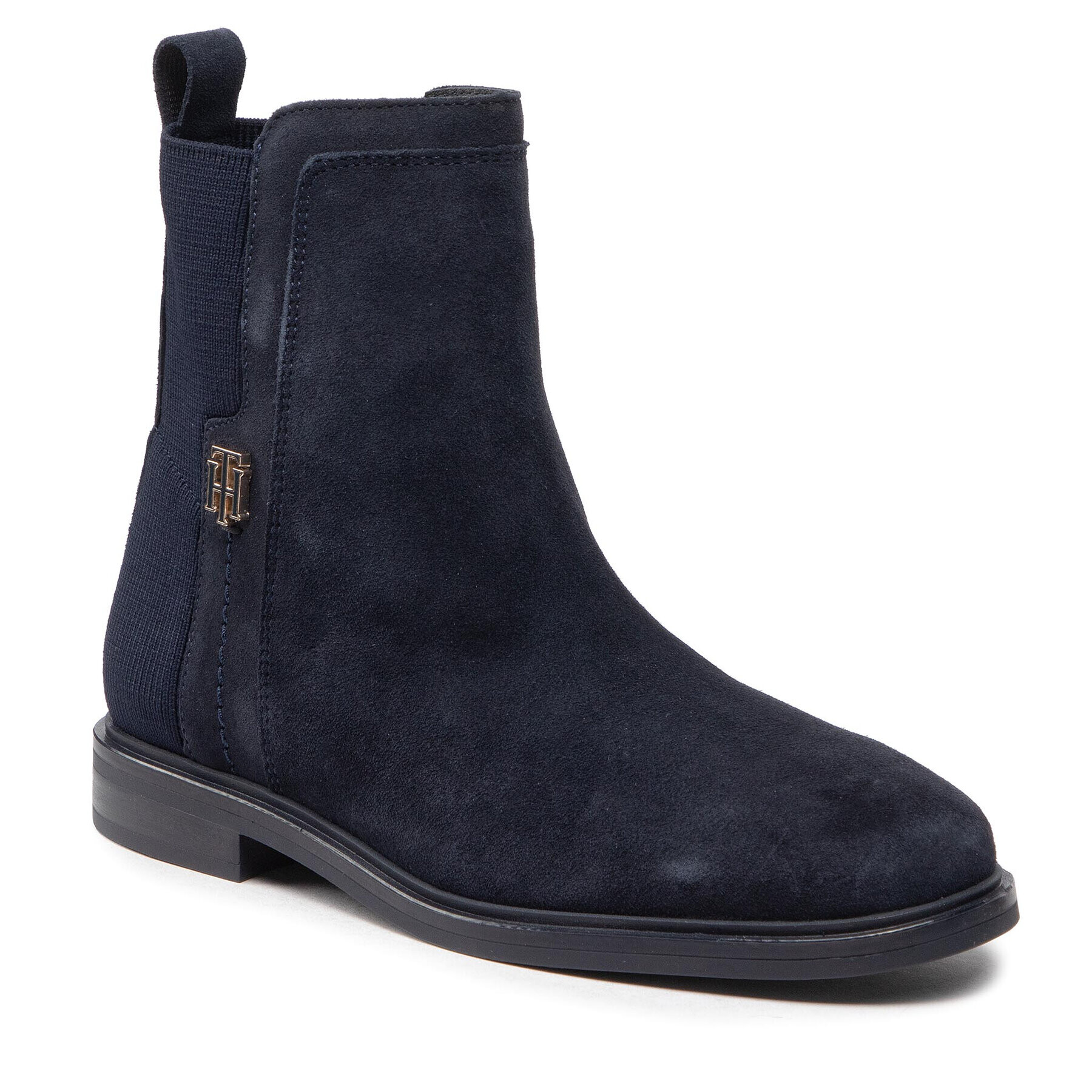 Tommy Hilfiger Bokacsizma Essentials Flat Boot FW0FW06740 Sötétkék - Pepit.hu