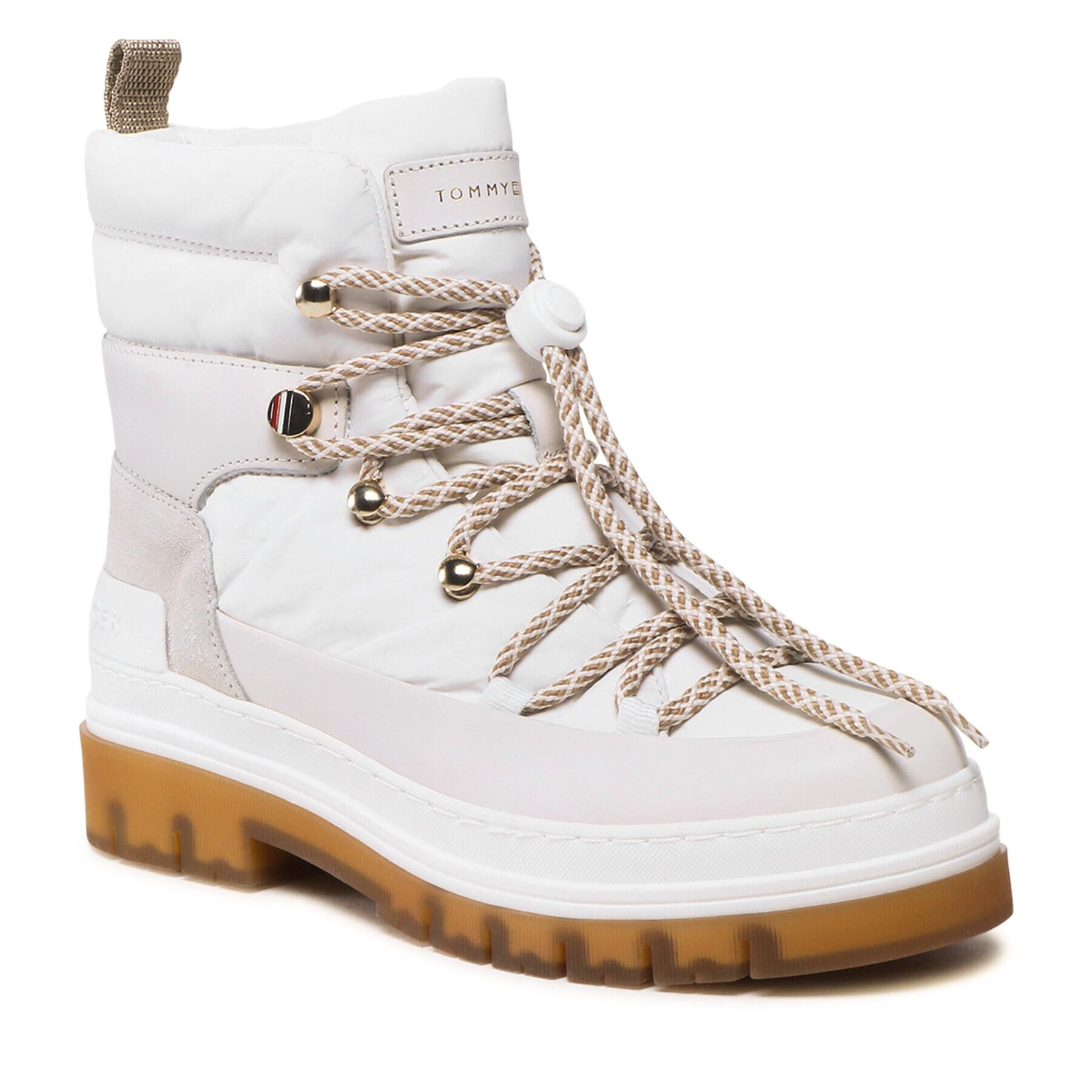 Tommy Hilfiger Bokacsizma Laced Outdoor Boot FW0FW06610 Fehér - Pepit.hu