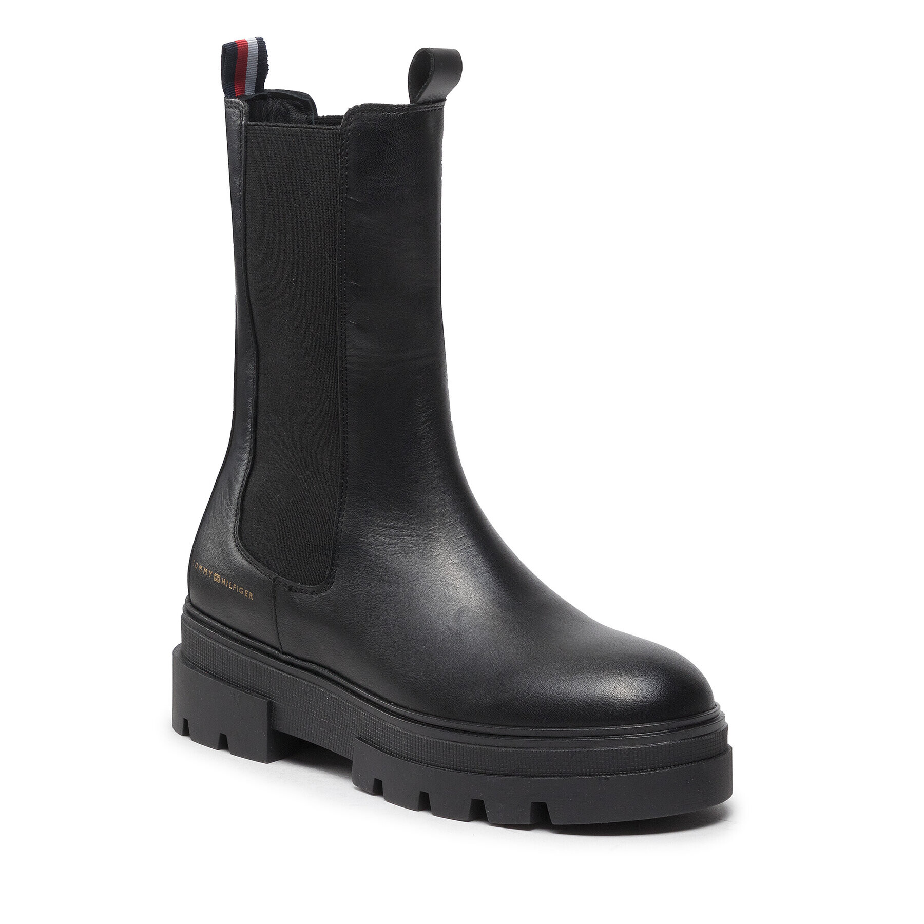 Tommy Hilfiger Bokacsizma Monochromatic Chelsea Boot FW0FW06730 Fekete - Pepit.hu