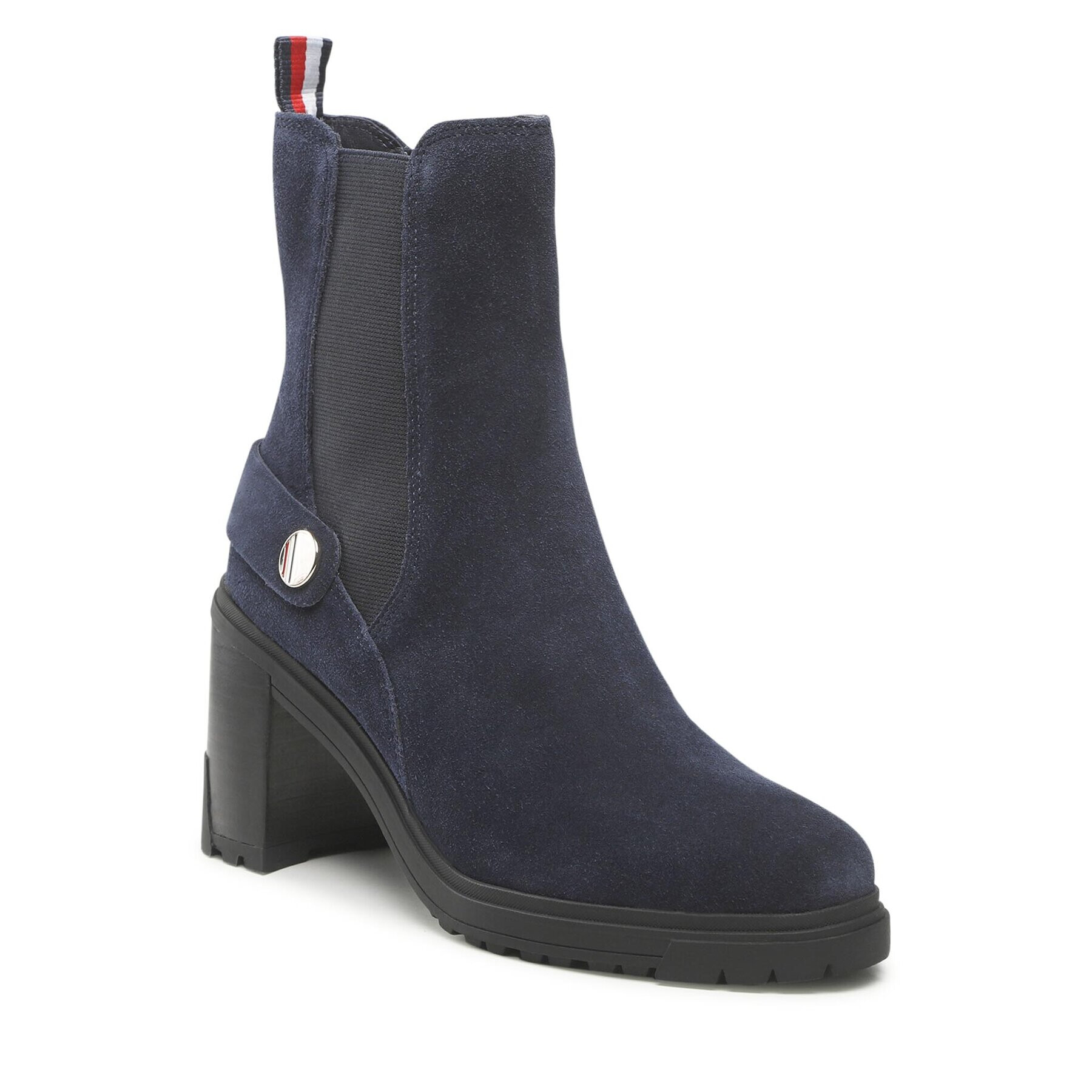 Tommy Hilfiger Bokacsizma Outdoor High Heel Boot FW0FW06739 Sötétkék - Pepit.hu