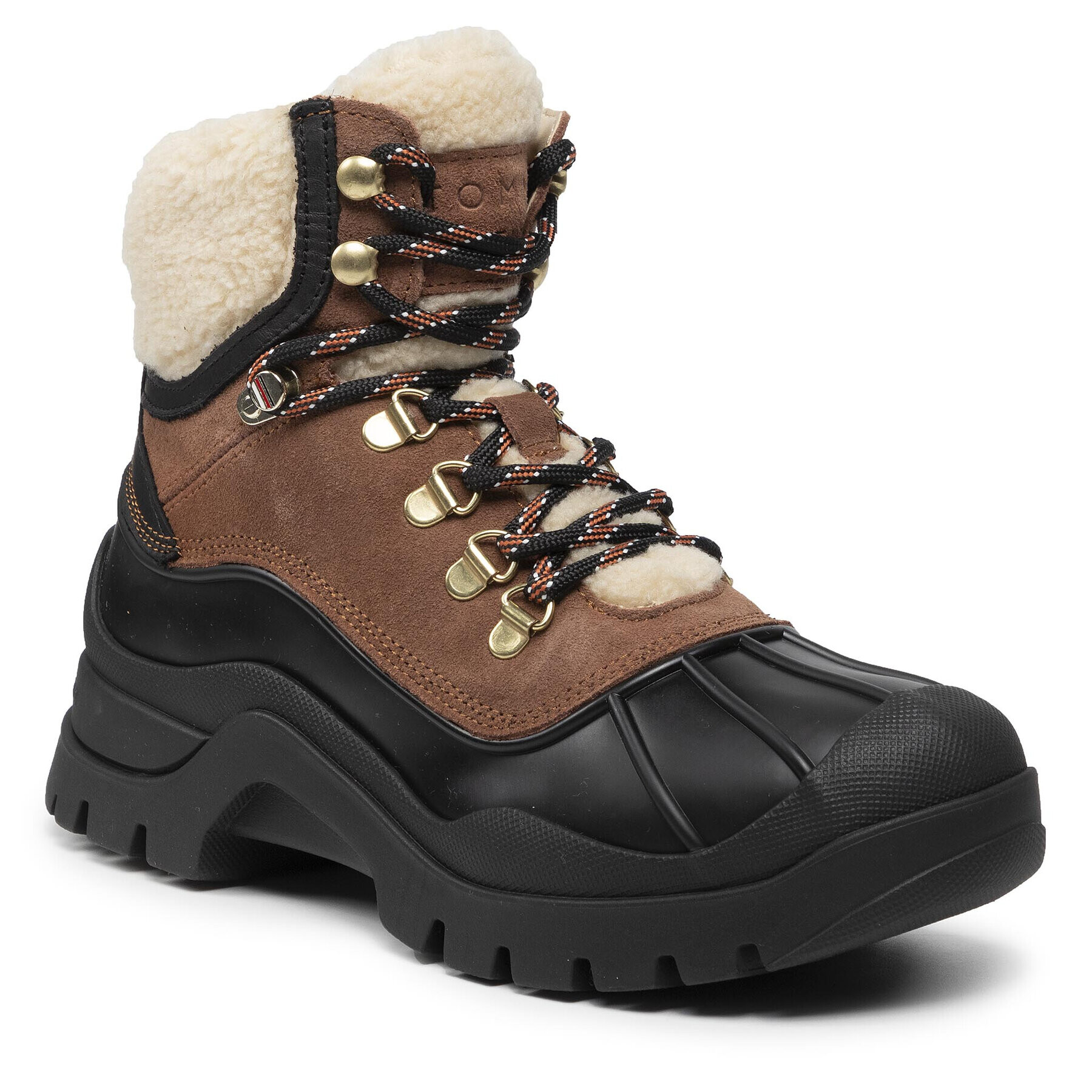 Tommy Hilfiger Bokacsizma Outdoor Warmlined Boot FW0FW06007 Barna - Pepit.hu