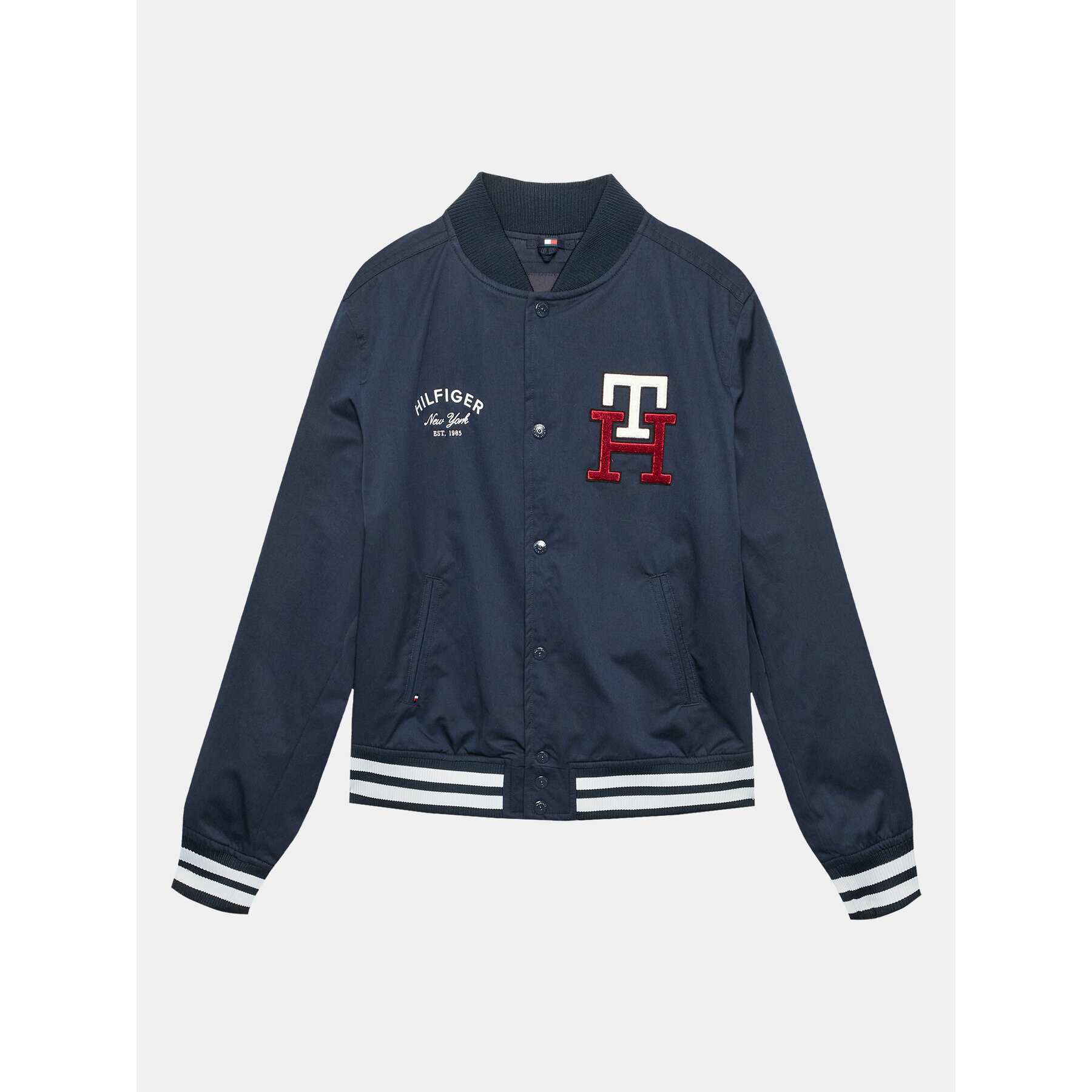 Tommy Hilfiger Bomber dzseki Multibadge Monogram KB0KB08226 Sötétkék Regular Fit - Pepit.hu