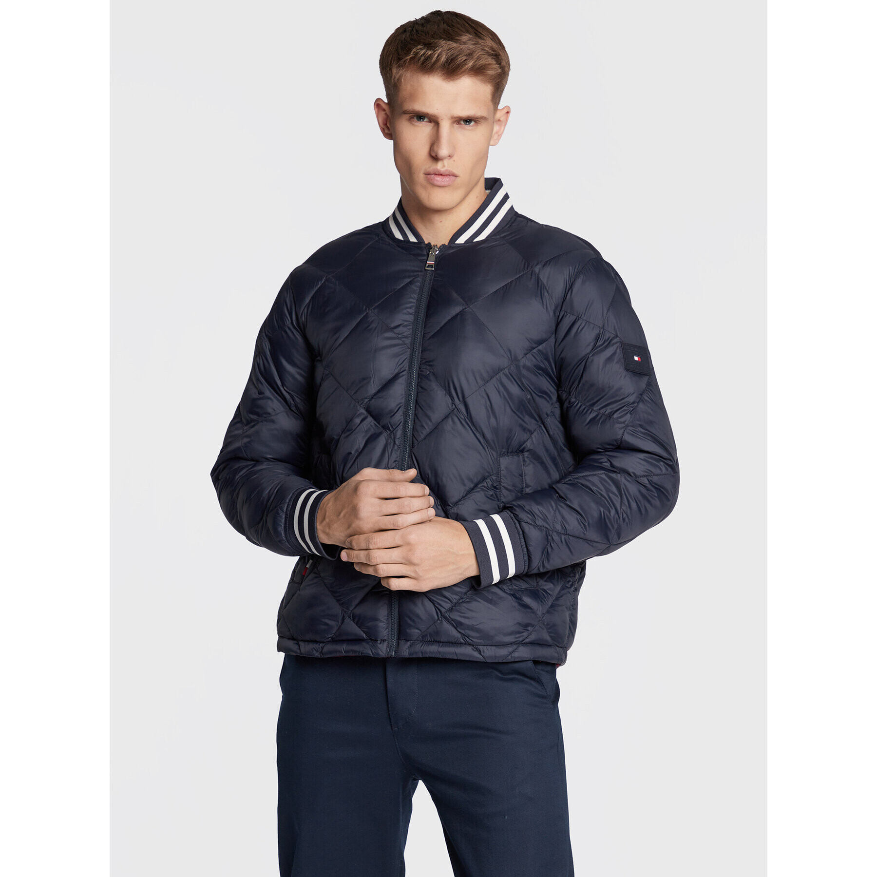 Tommy Hilfiger Bomber dzseki Reversible Varsity MW0MW27587 Sötétkék Regular Fit - Pepit.hu