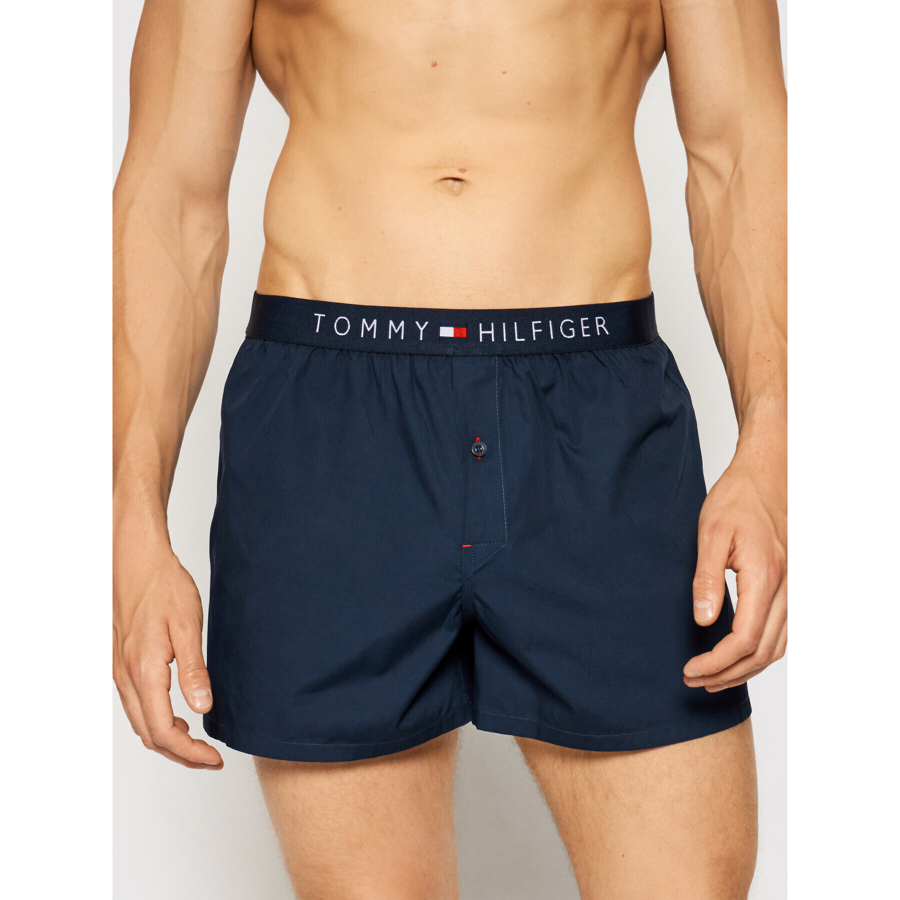 Tommy Hilfiger Boxerek Cotton Woven Boxer Icon 1U87905489 Sötétkék - Pepit.hu