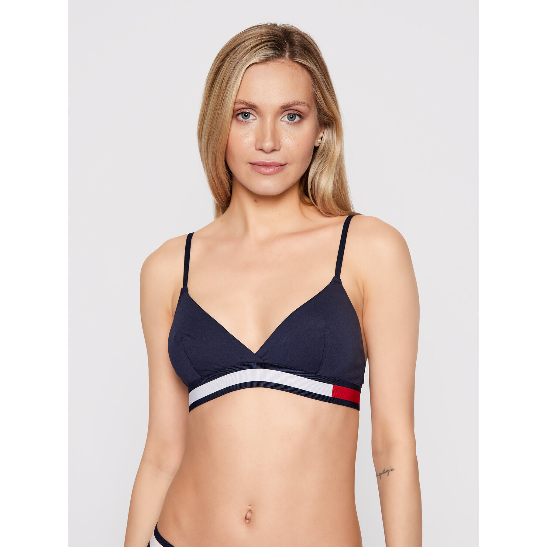 Tommy Hilfiger Bralette melltartó UW0UW01597 Sötétkék - Pepit.hu