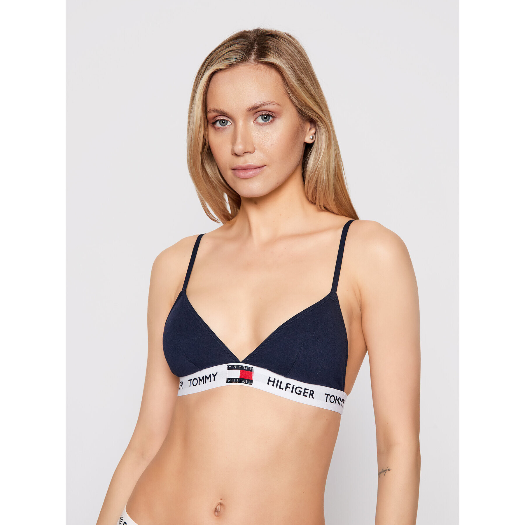 Tommy Hilfiger Bralette melltartó UW0UW02243 Sötétkék - Pepit.hu