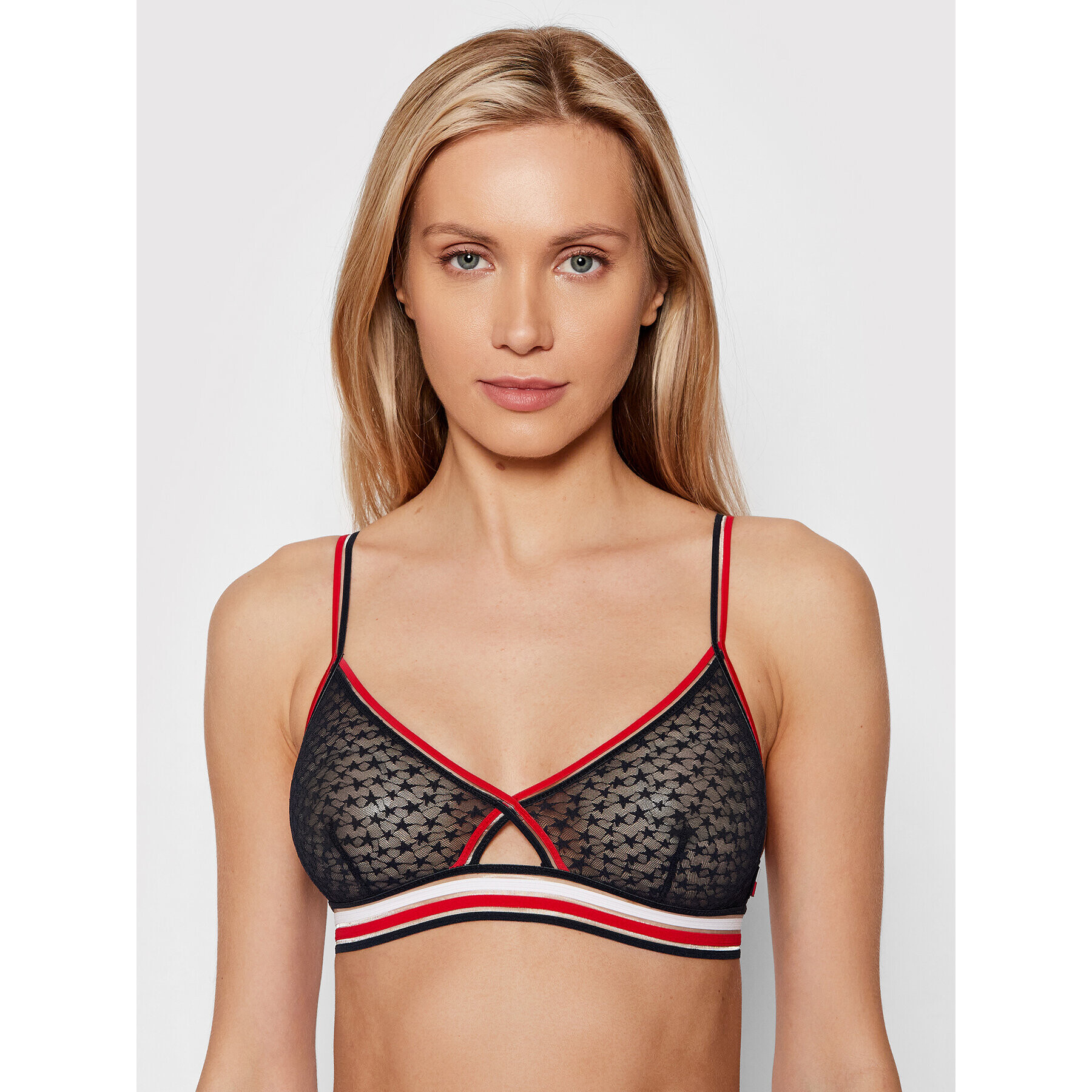 Tommy Hilfiger Bralette melltartó UW0UW02762 Sötétkék - Pepit.hu