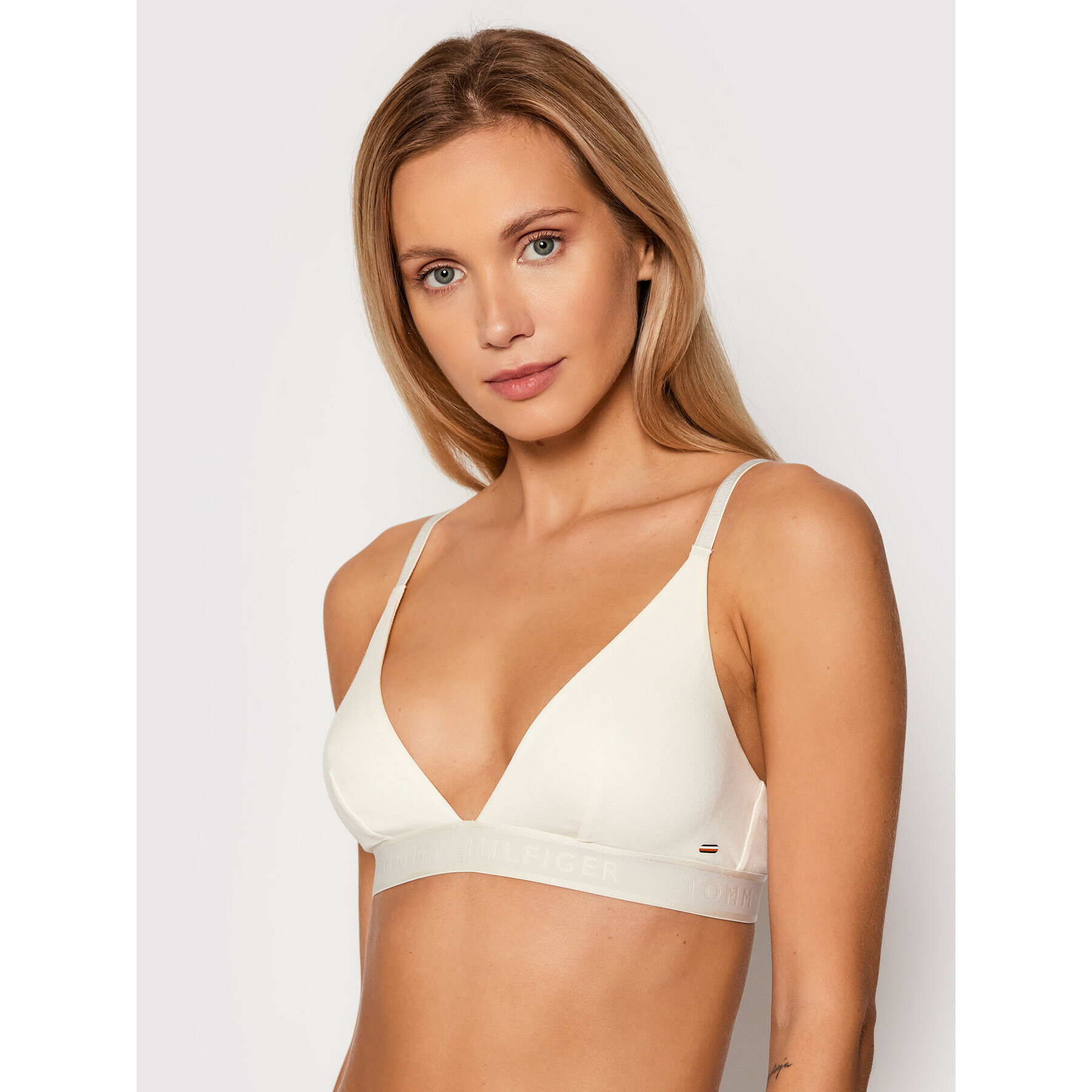 Tommy Hilfiger Bralette melltartó UW0UW03156 Fehér - Pepit.hu