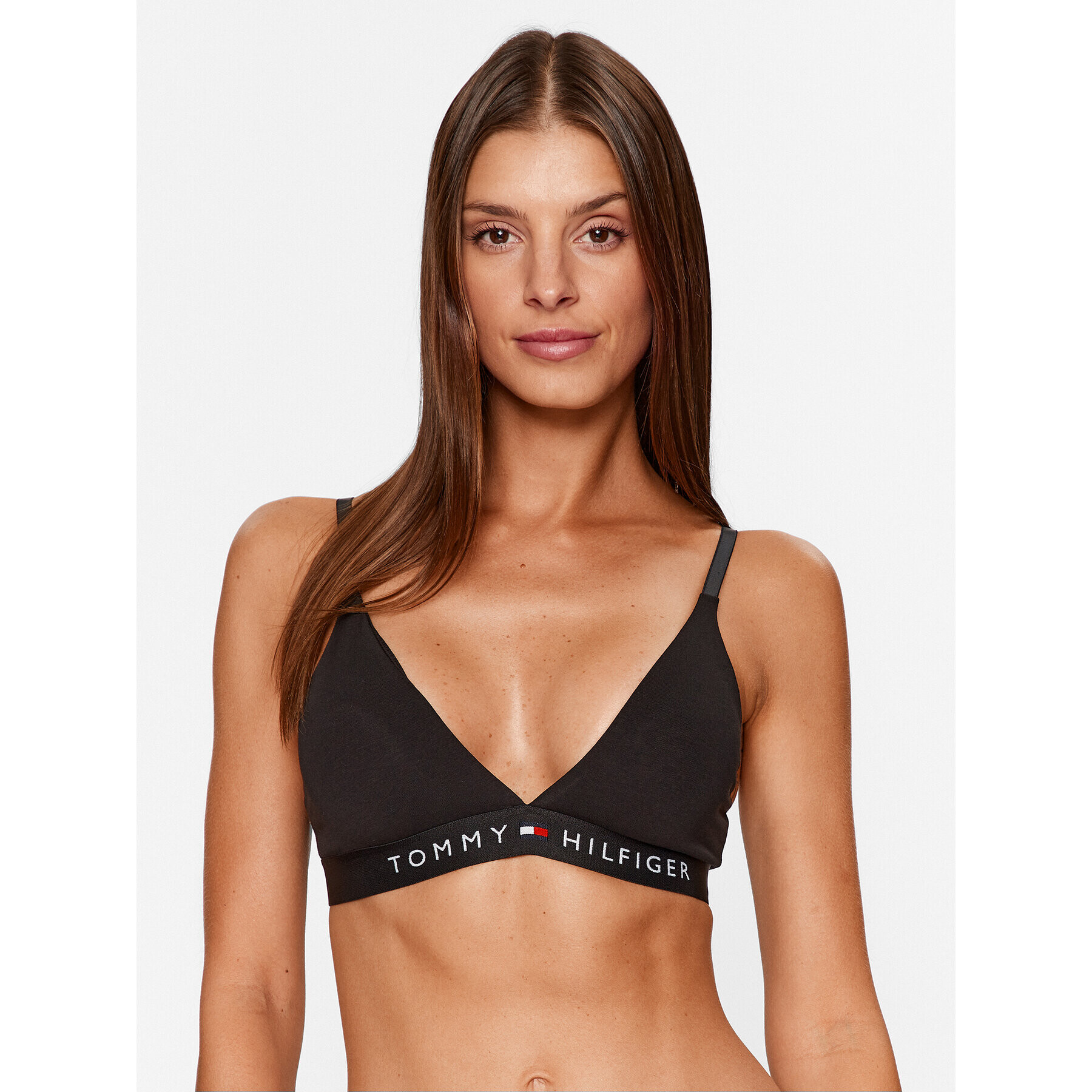 Tommy Hilfiger Bralette melltartó UW0UW04144 Fekete - Pepit.hu