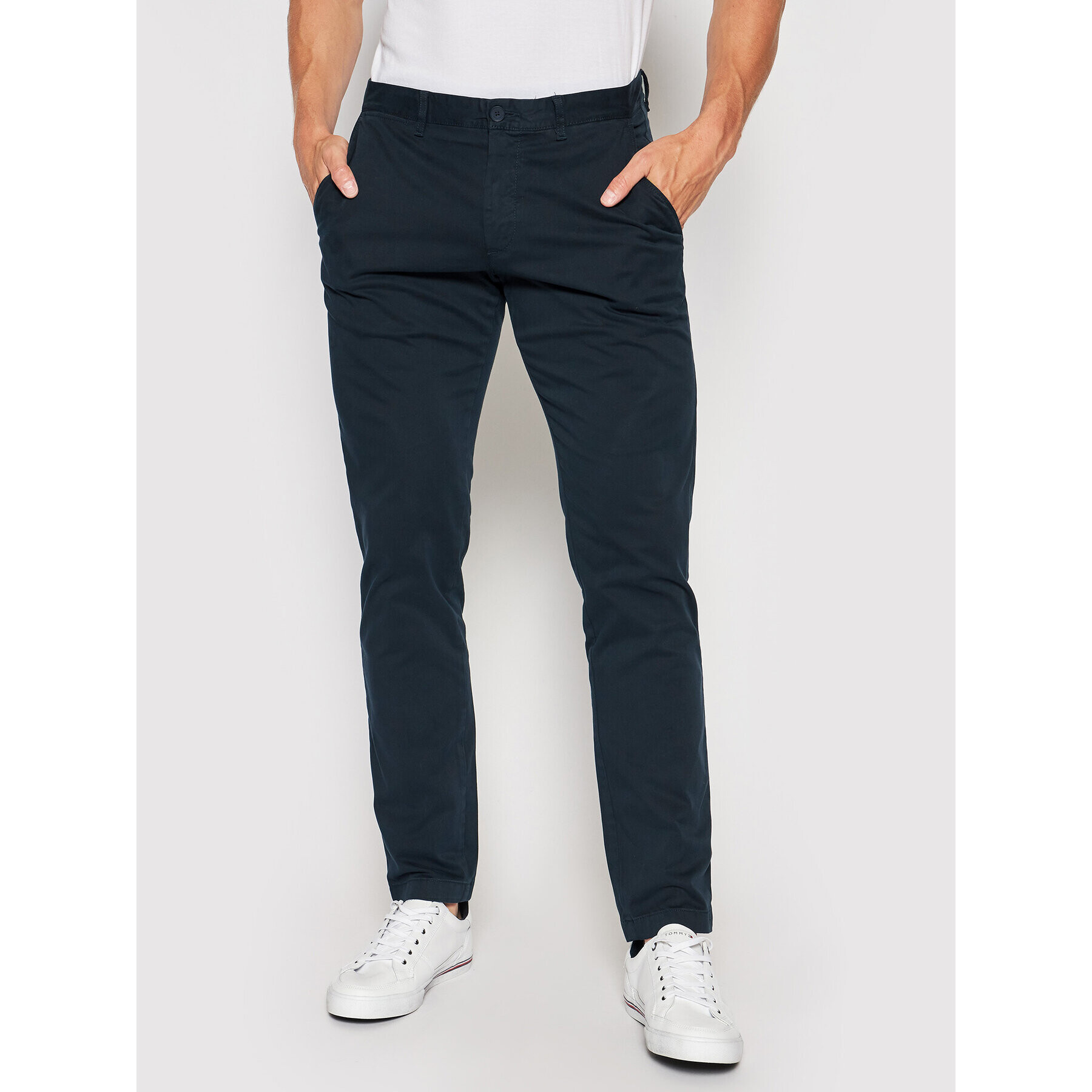 Tommy Hilfiger Chinos Bleecker MW0MW13846 Sötétkék Slim Fit - Pepit.hu