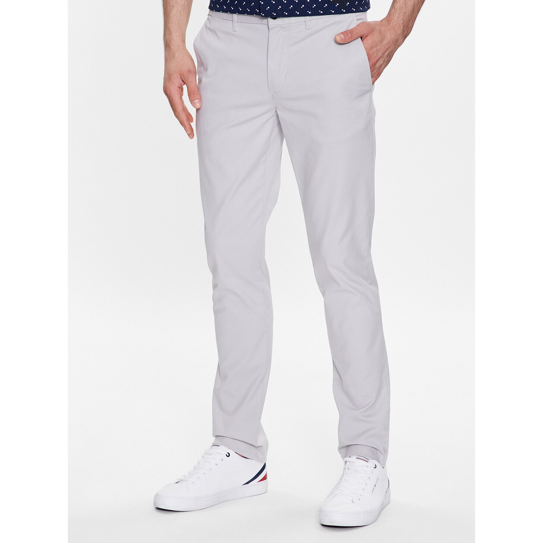 Tommy Hilfiger Chinos Bleecker MW0MW26619 Szürke Slim Fit - Pepit.hu