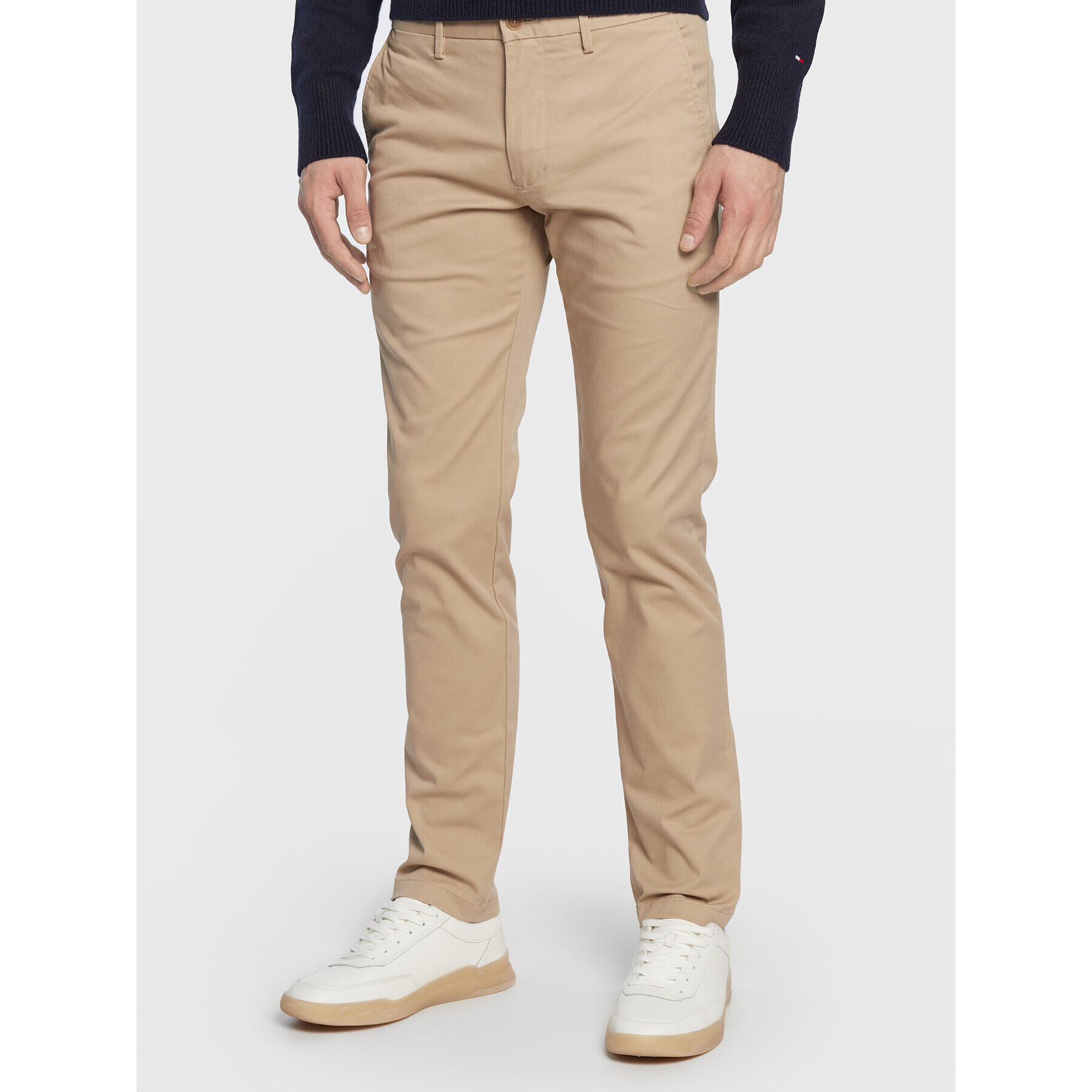 Tommy Hilfiger Chinos Core Bleecker MW0MW28883 Bézs Slim Fit - Pepit.hu