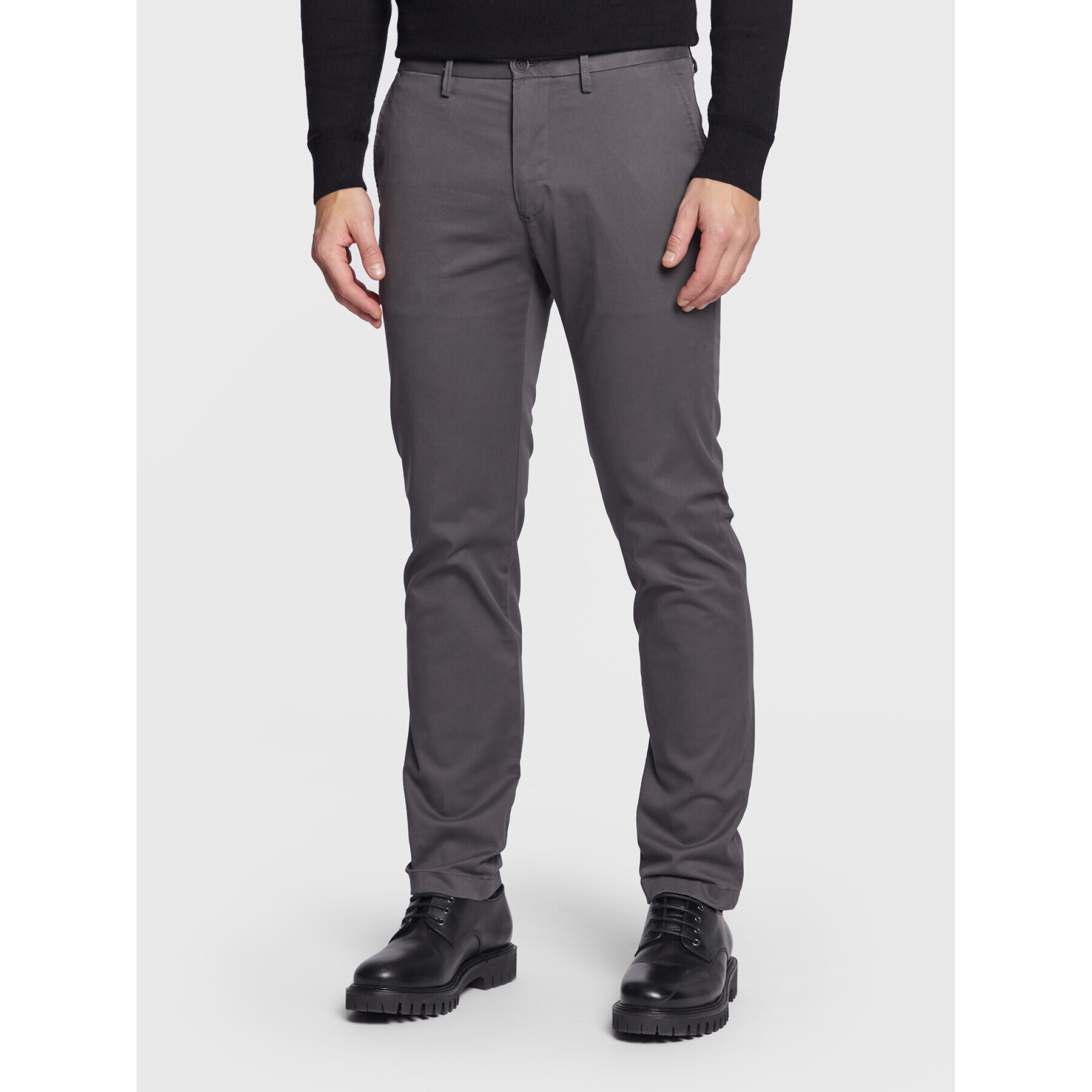 Tommy Hilfiger Chinos Core Denton MW0MW28884 Szürke Straight Fit - Pepit.hu