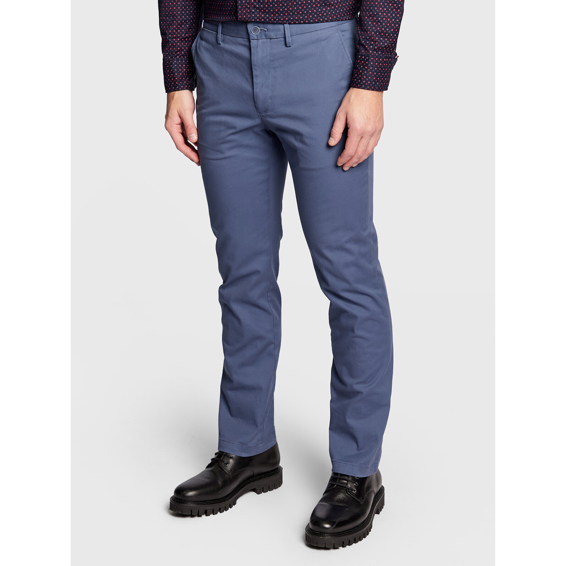 Tommy Hilfiger Chinos Denton MW0MW25964 Kék Regular Fit - Pepit.hu