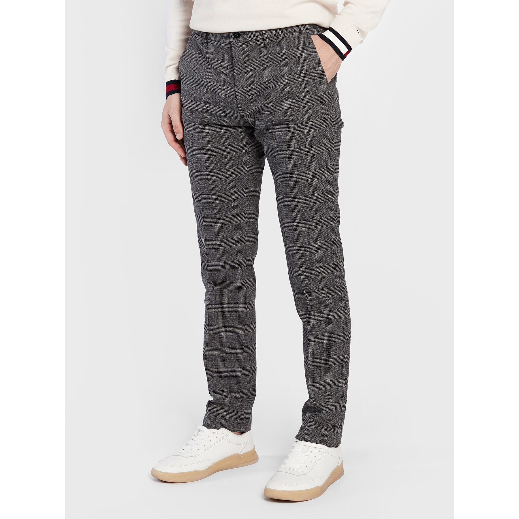 Tommy Hilfiger Chinos Denton MW0MW29662 Szürke Straight Fit - Pepit.hu