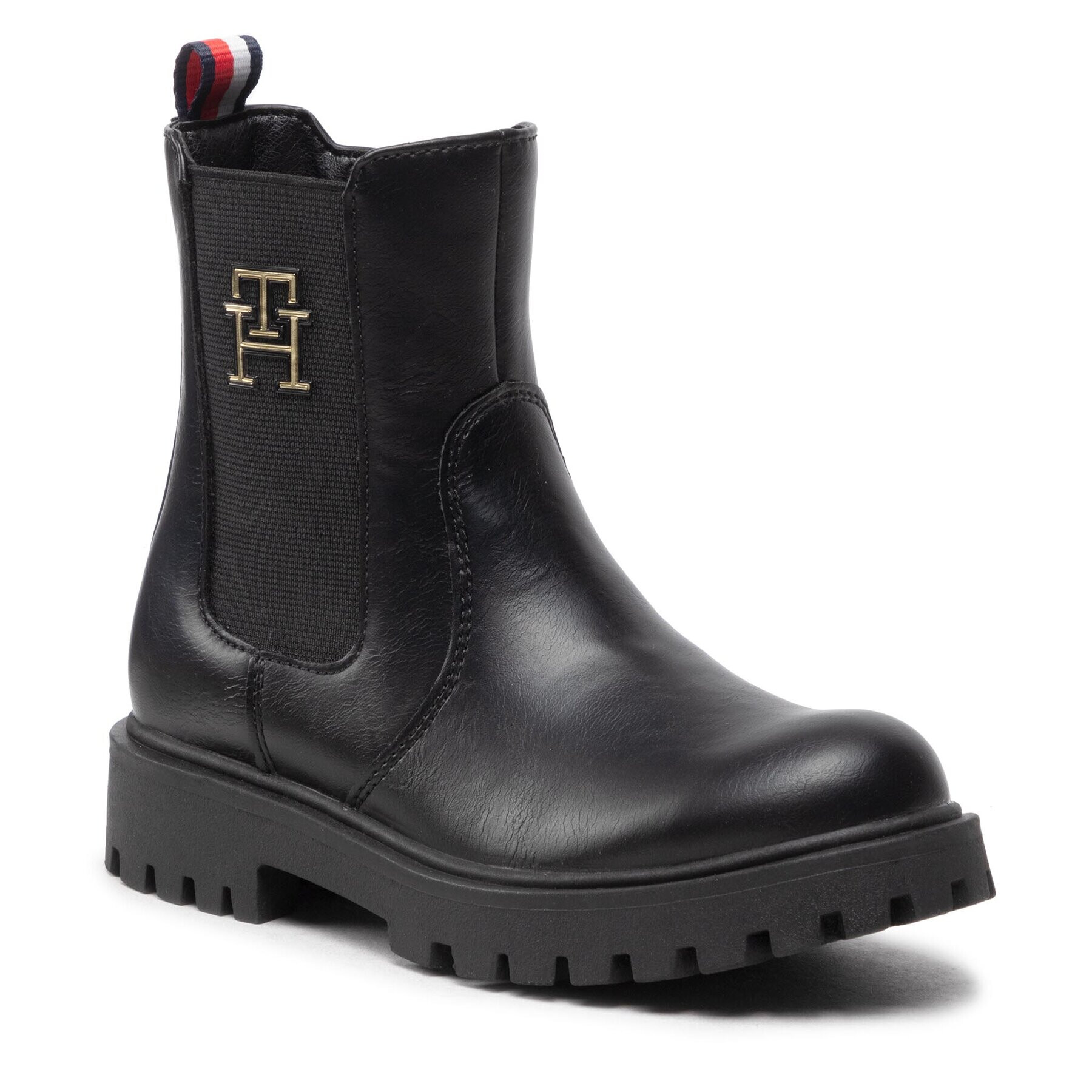 Tommy Hilfiger Csizma Chelsea Boot T3A5-32393-1355 M Fekete - Pepit.hu