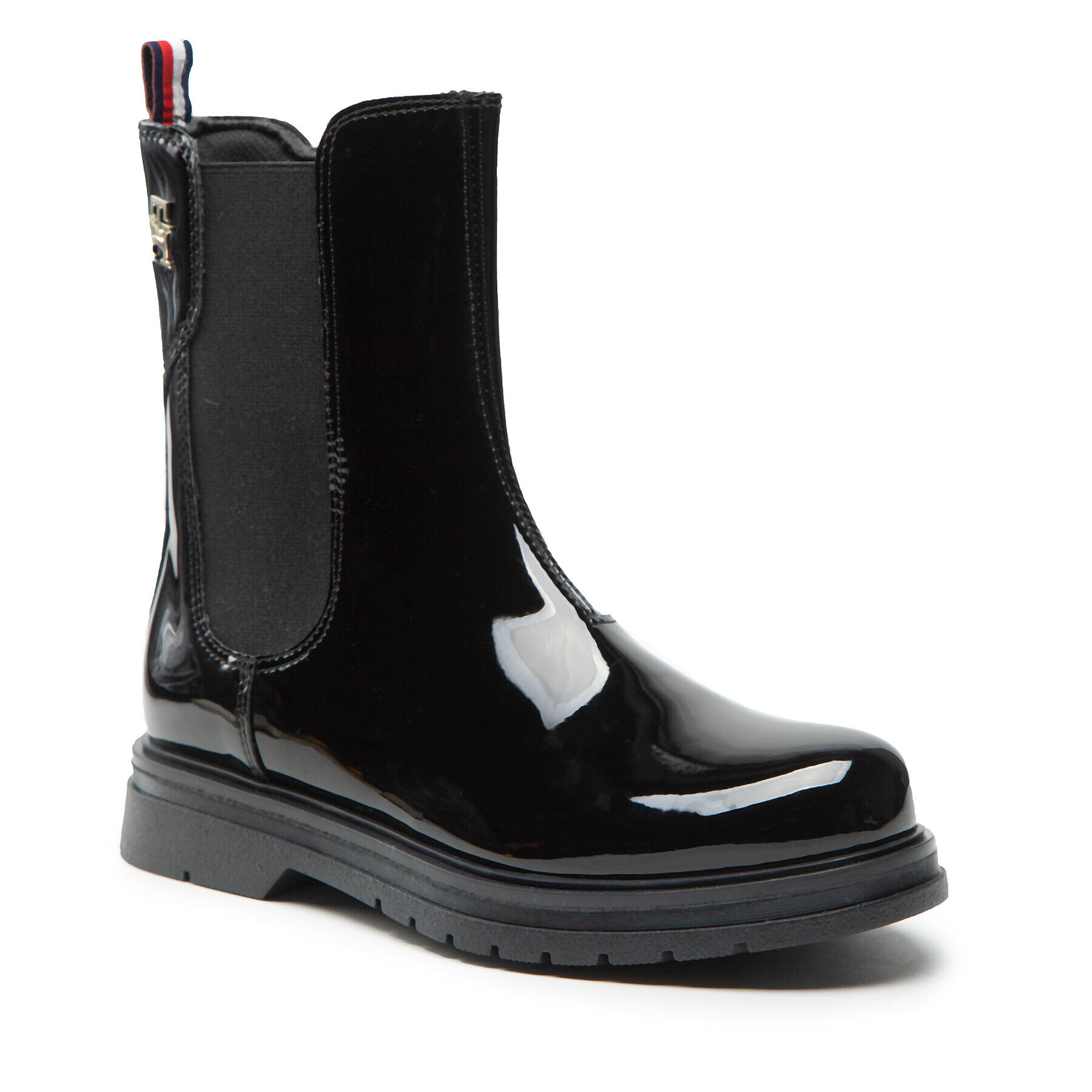 Tommy Hilfiger Csizma Chelsea Boot T4A5-32408-0775 S Fekete - Pepit.hu