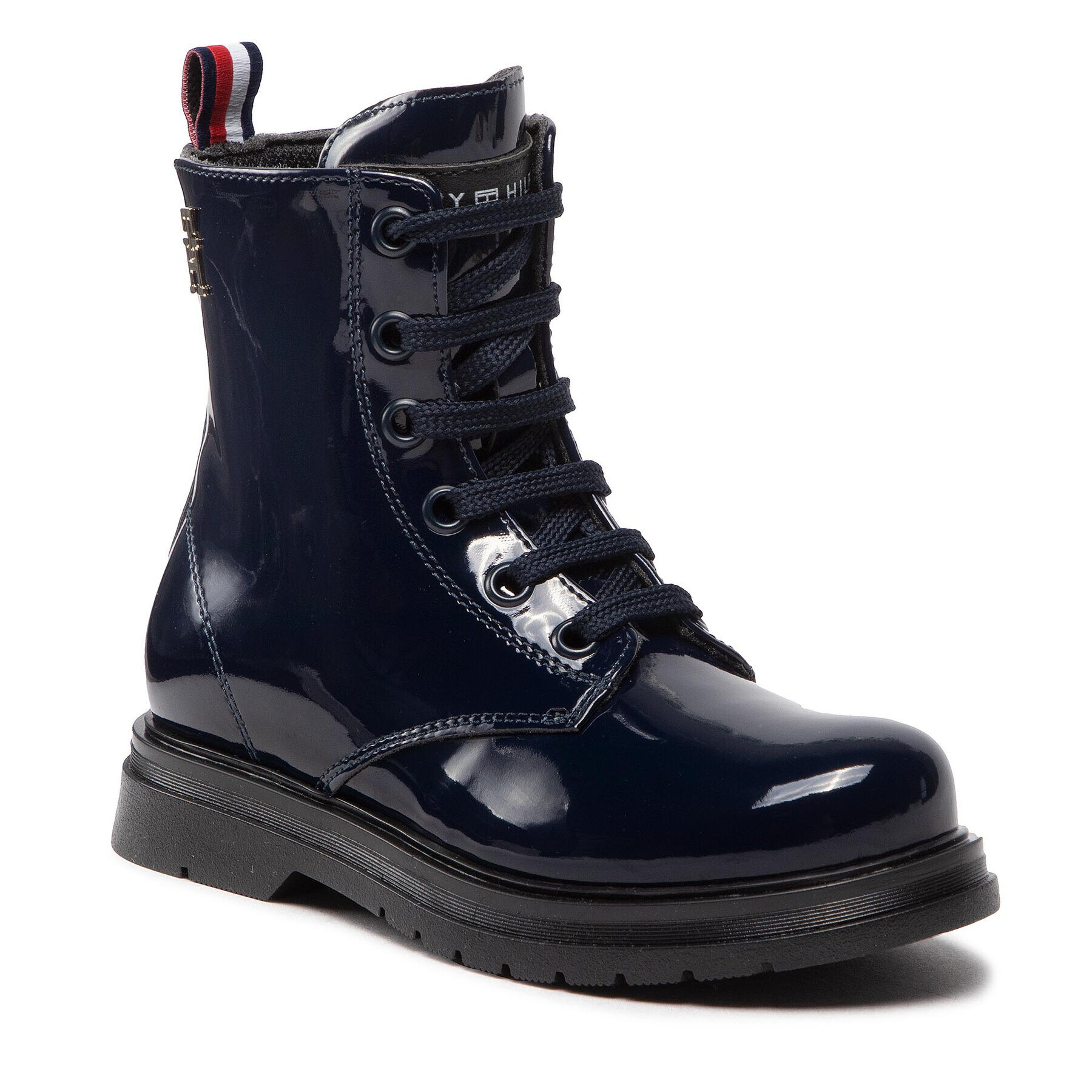 Tommy Hilfiger Csizma T4A5-32412-0775 M Sötétkék - Pepit.hu