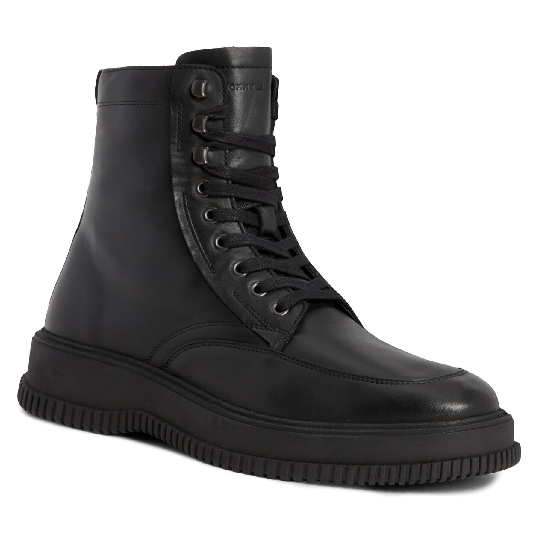 Tommy Hilfiger Csizma Th Everyday Class Termo Lth Boot FM0FM04658 Fekete - Pepit.hu