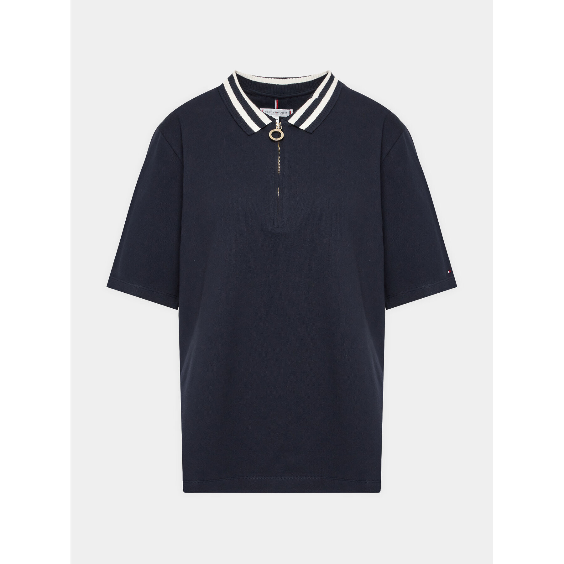 Tommy Hilfiger Curve Pólóing WW0WW39277 Sötétkék Slim Fit - Pepit.hu