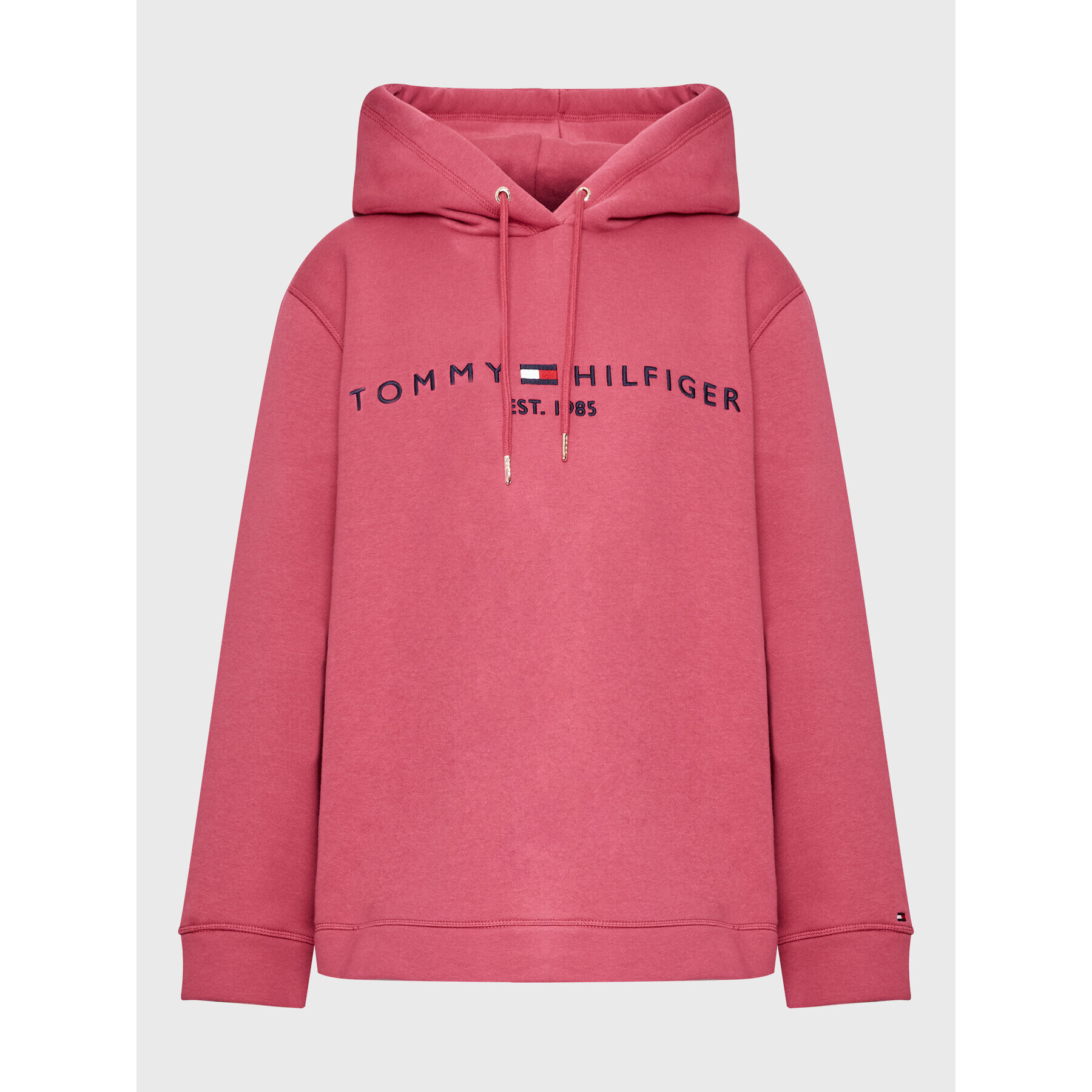 Tommy Hilfiger Curve Pulóver Essential WW0WW29155 Rózsaszín Regular Fit - Pepit.hu