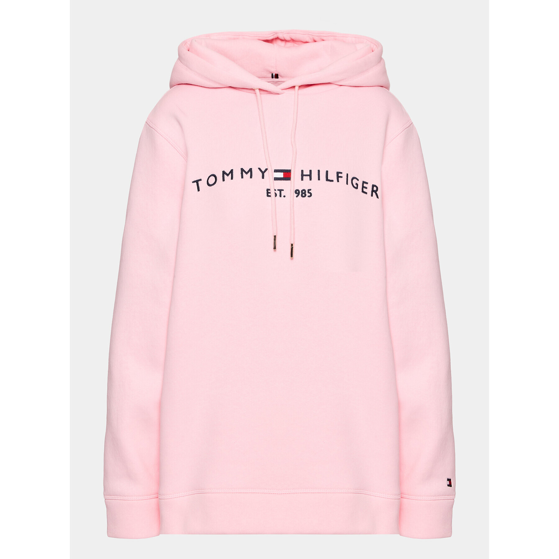 Tommy Hilfiger Curve Pulóver Essential WW0WW29155 Rózsaszín Regular Fit - Pepit.hu